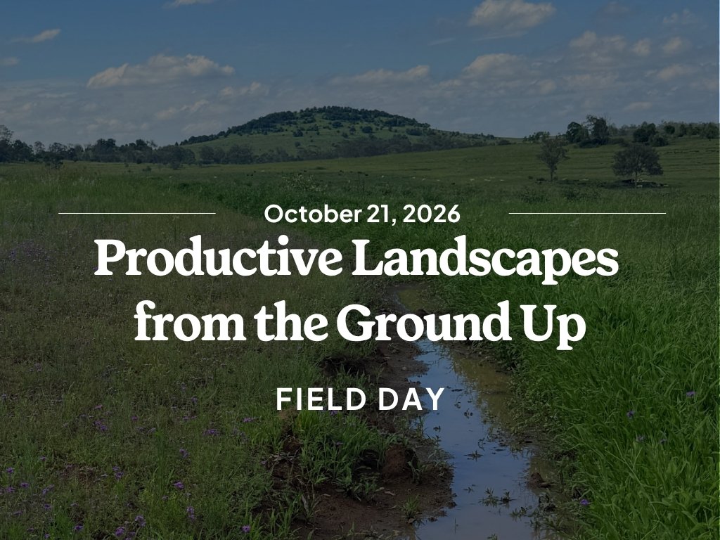 Productive Landscapes from the Ground Up