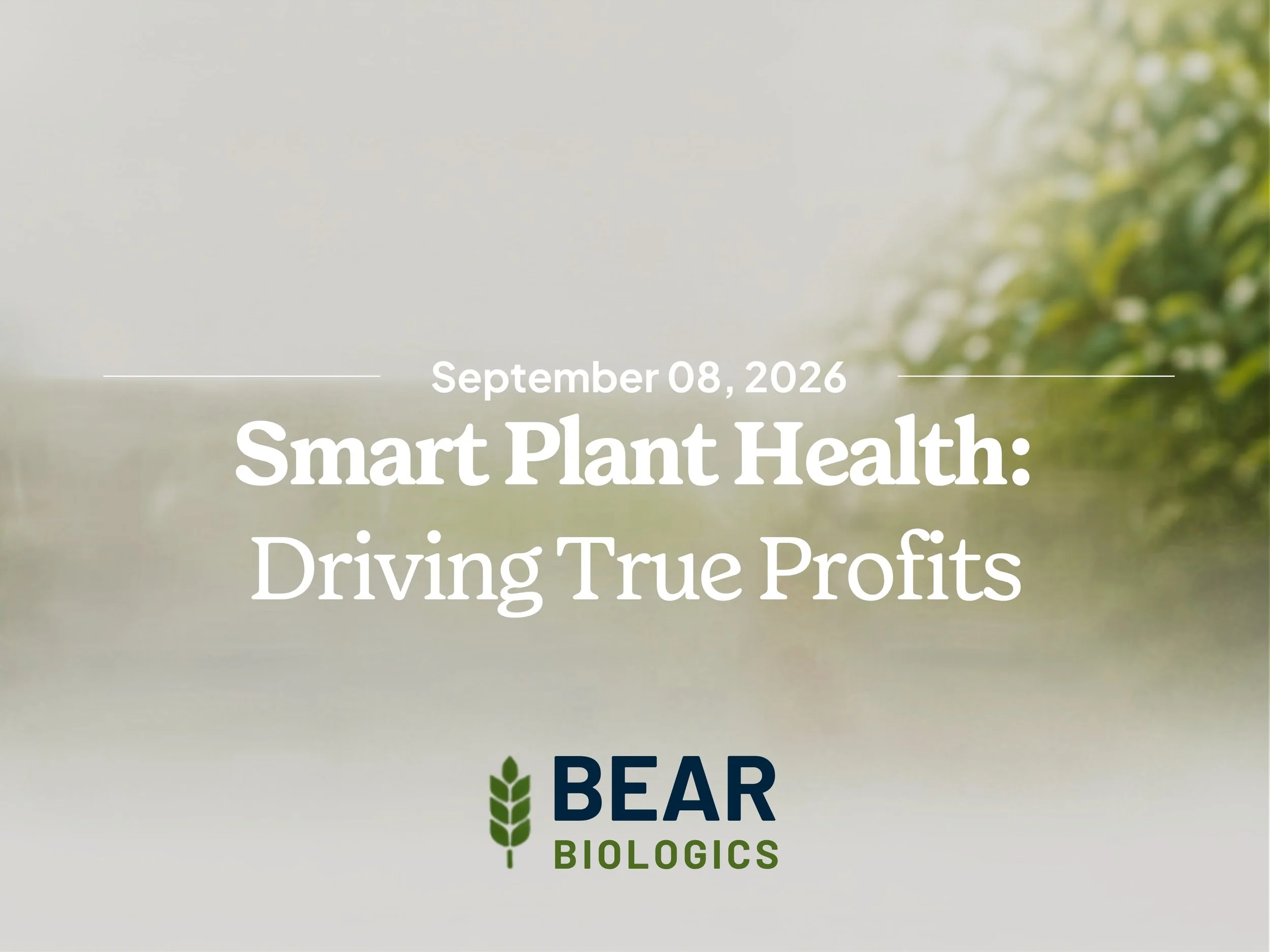 Smart Plant Health – Driving True Profits