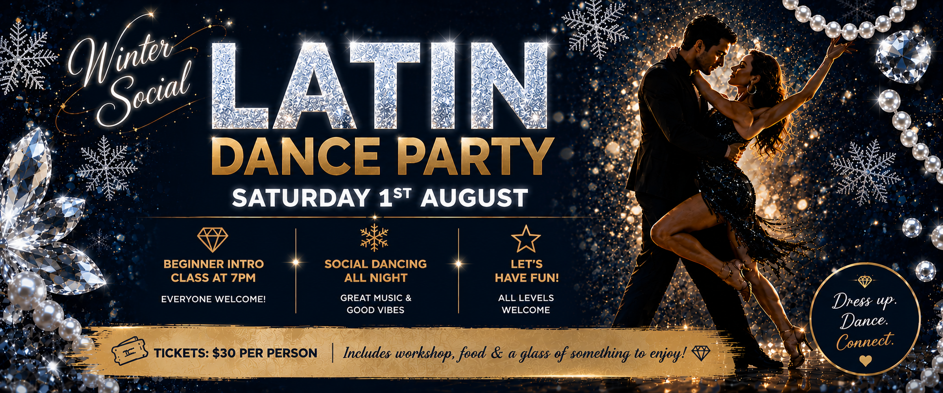 Winter Sparkle Latin Dance Party