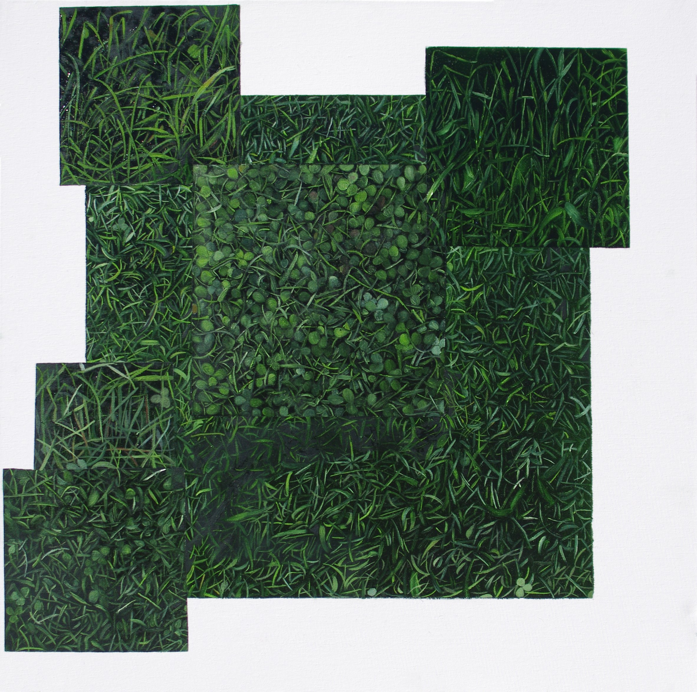 layers, oil on canvas, 70x70x4 cm