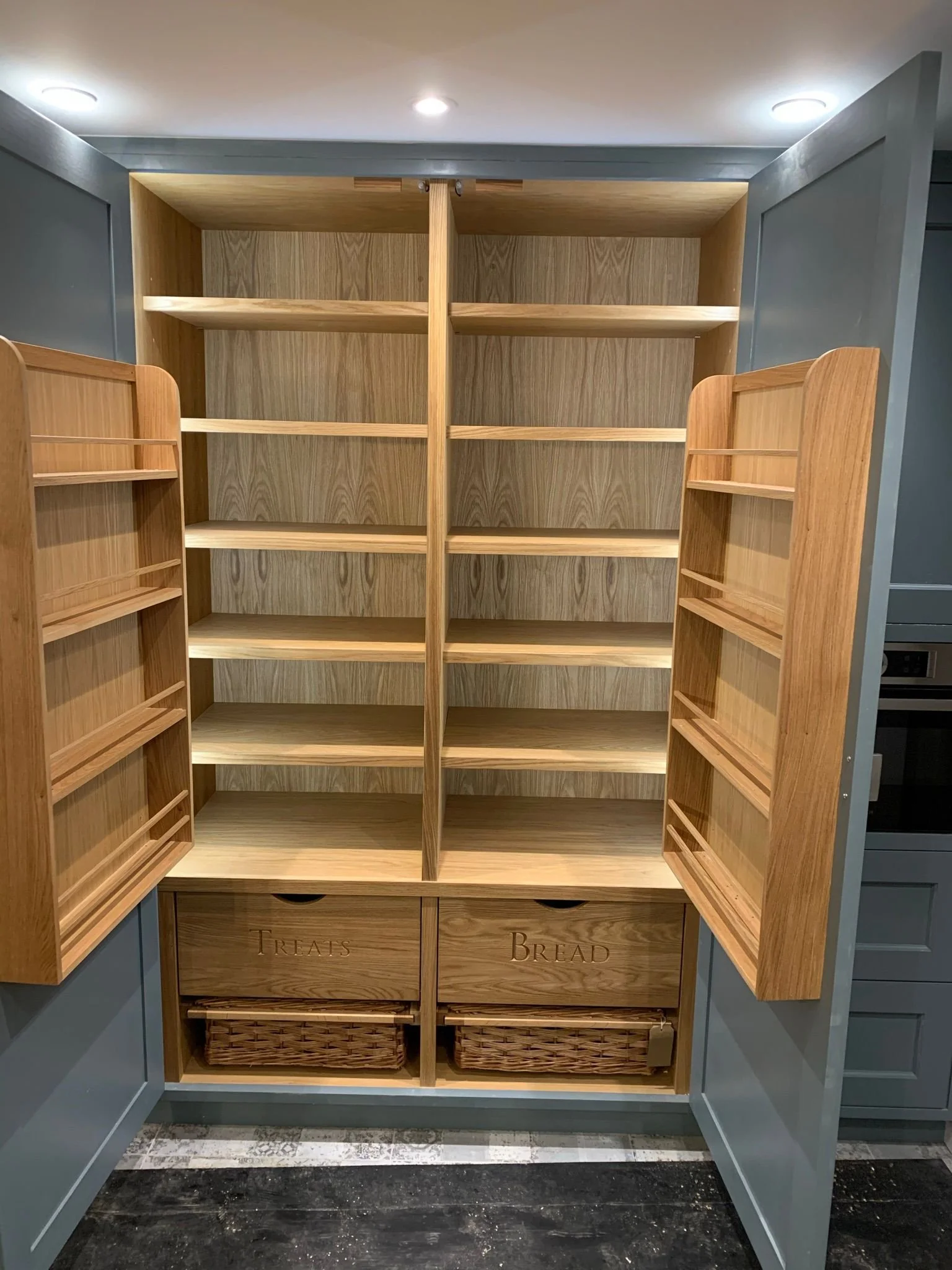 Benefits of a Bespoke Kitchen Larder by Marc Smith Bespoke Kitchens and Cabinetry East Devon