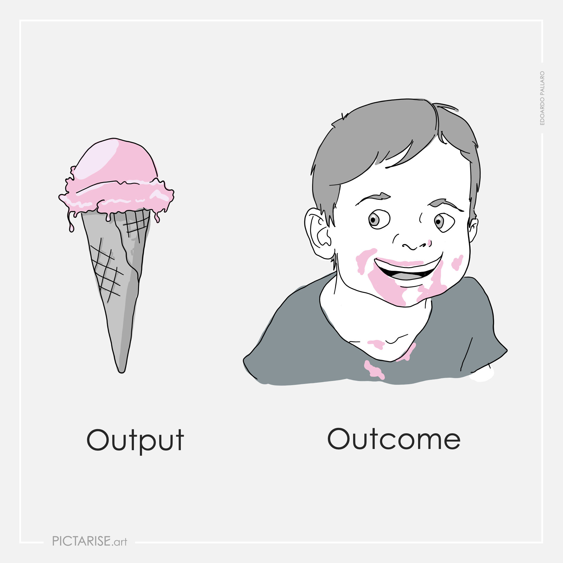Icecreams and smiles.