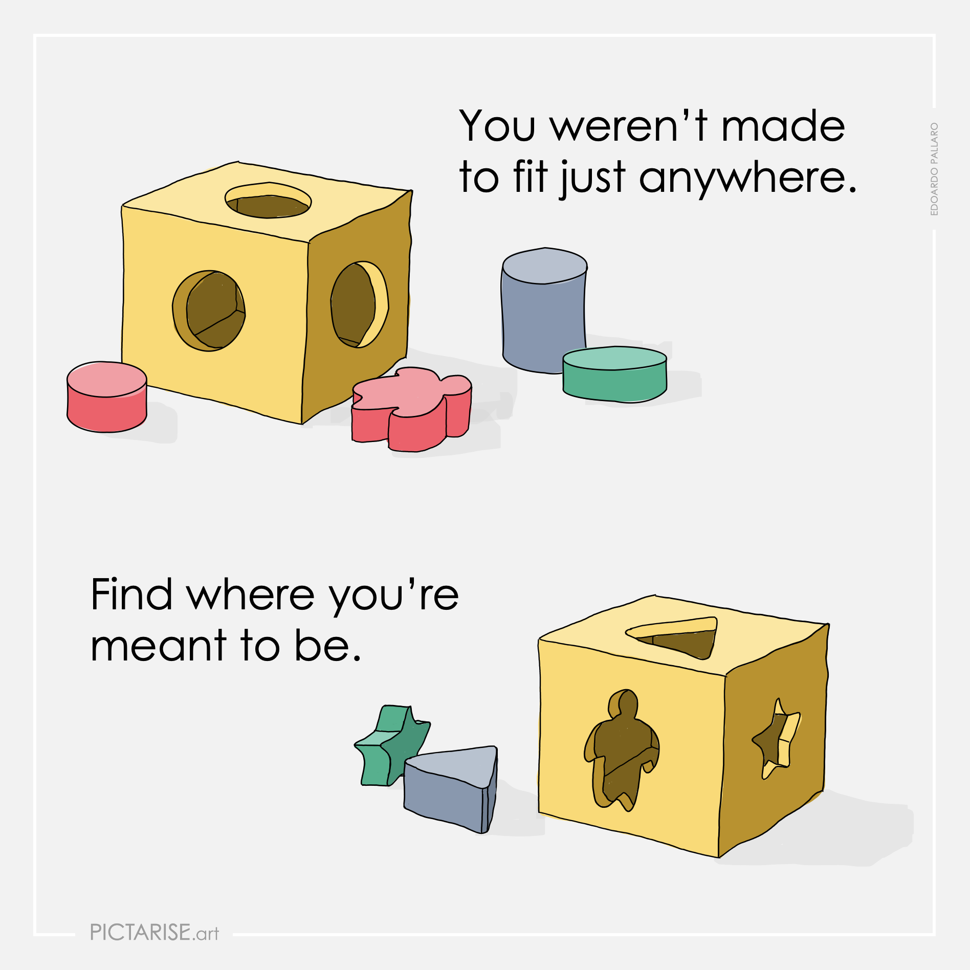 Wrong shape. Or wrong puzzle?