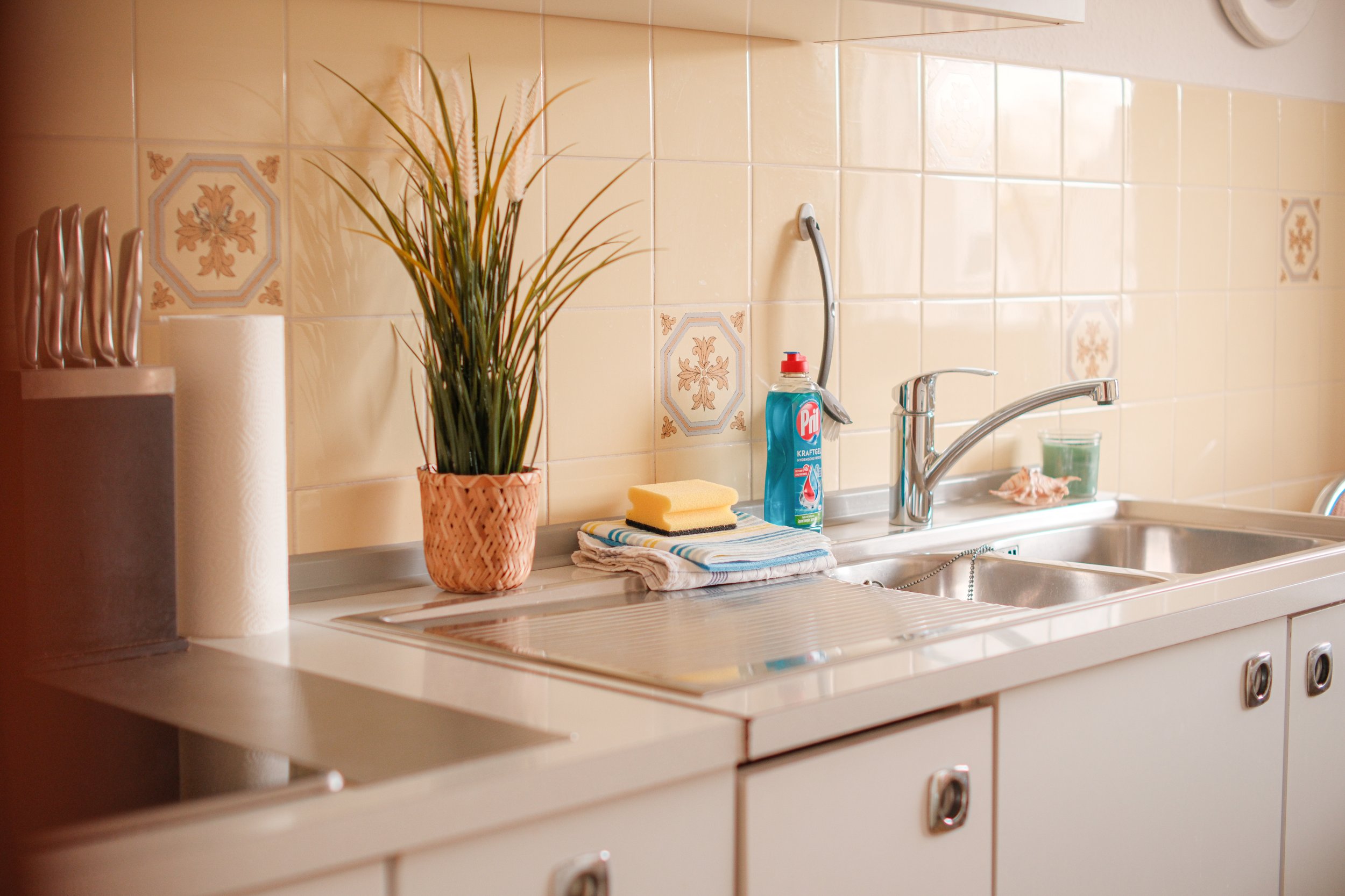 Küche Erdgeschoss Ferienwohnung Scharbeutz