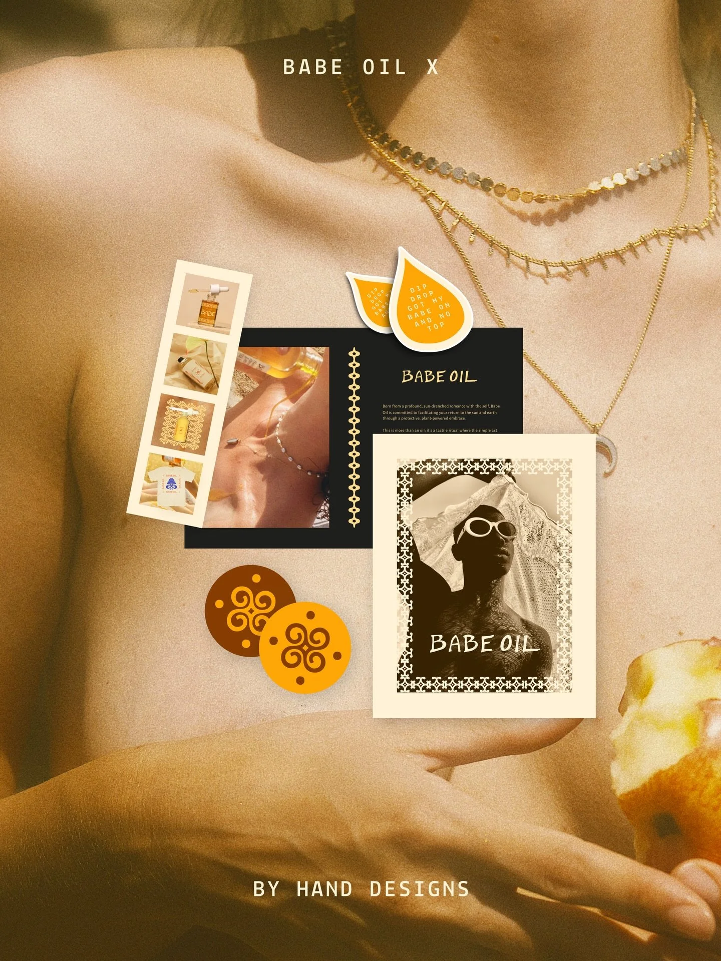 We understood the assignment 🤝🔥

Also, good news, no clothes are needed to experience Babe Oil 😘 it works better without them ✨

Catch a vibe and go get some babe oil 💋

__

Art direction, graphic design, illustration, branding, visual design, br