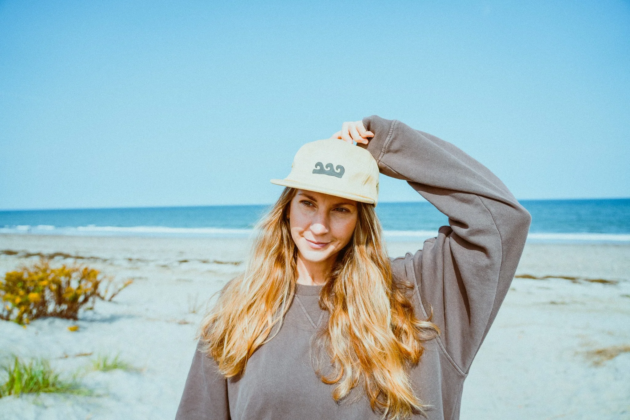 Wave Hand Painted Hat