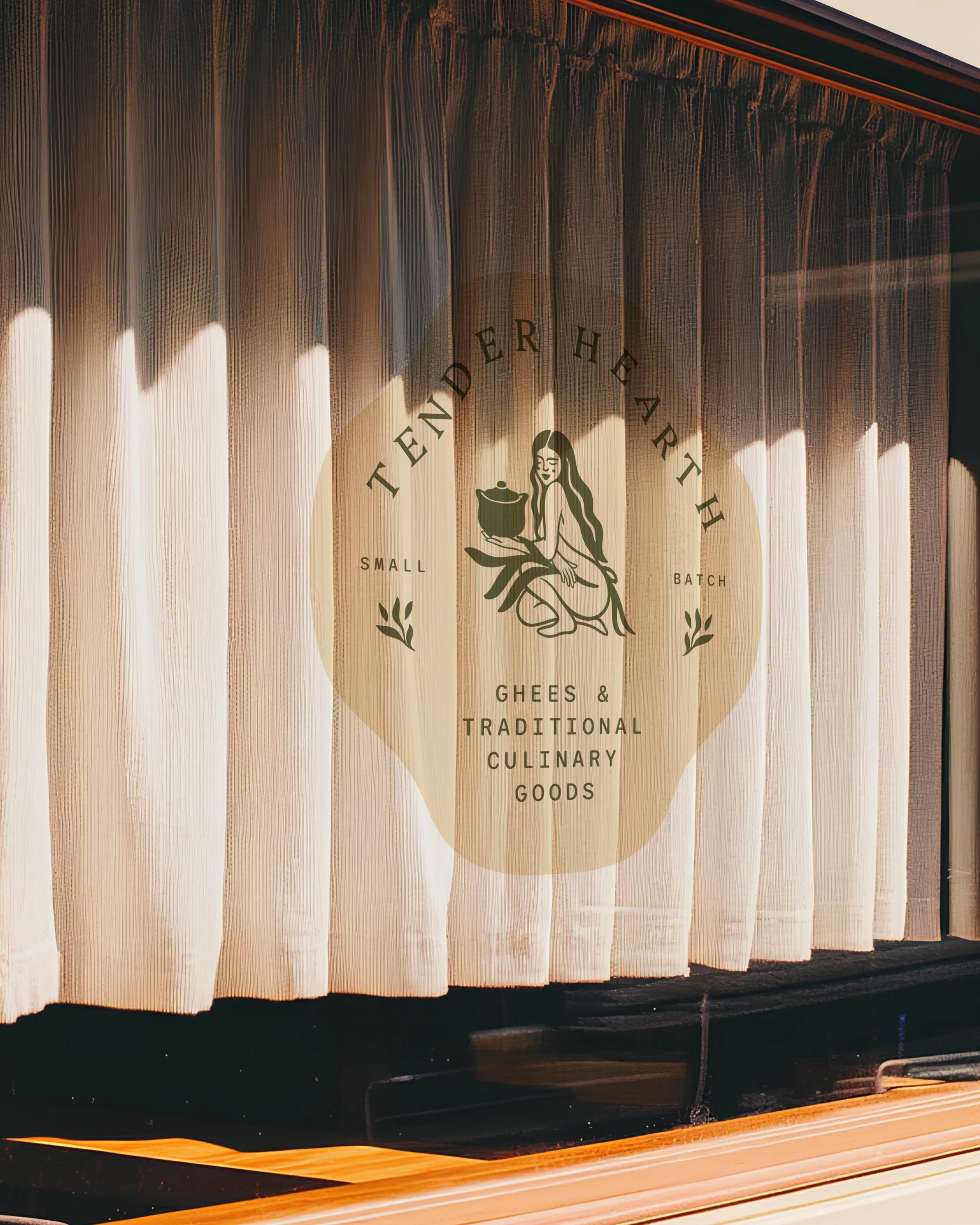 Modern artisanal vessel logo symbolizing metabolic warmth and ancestral nourishment for a community-centered brand.
