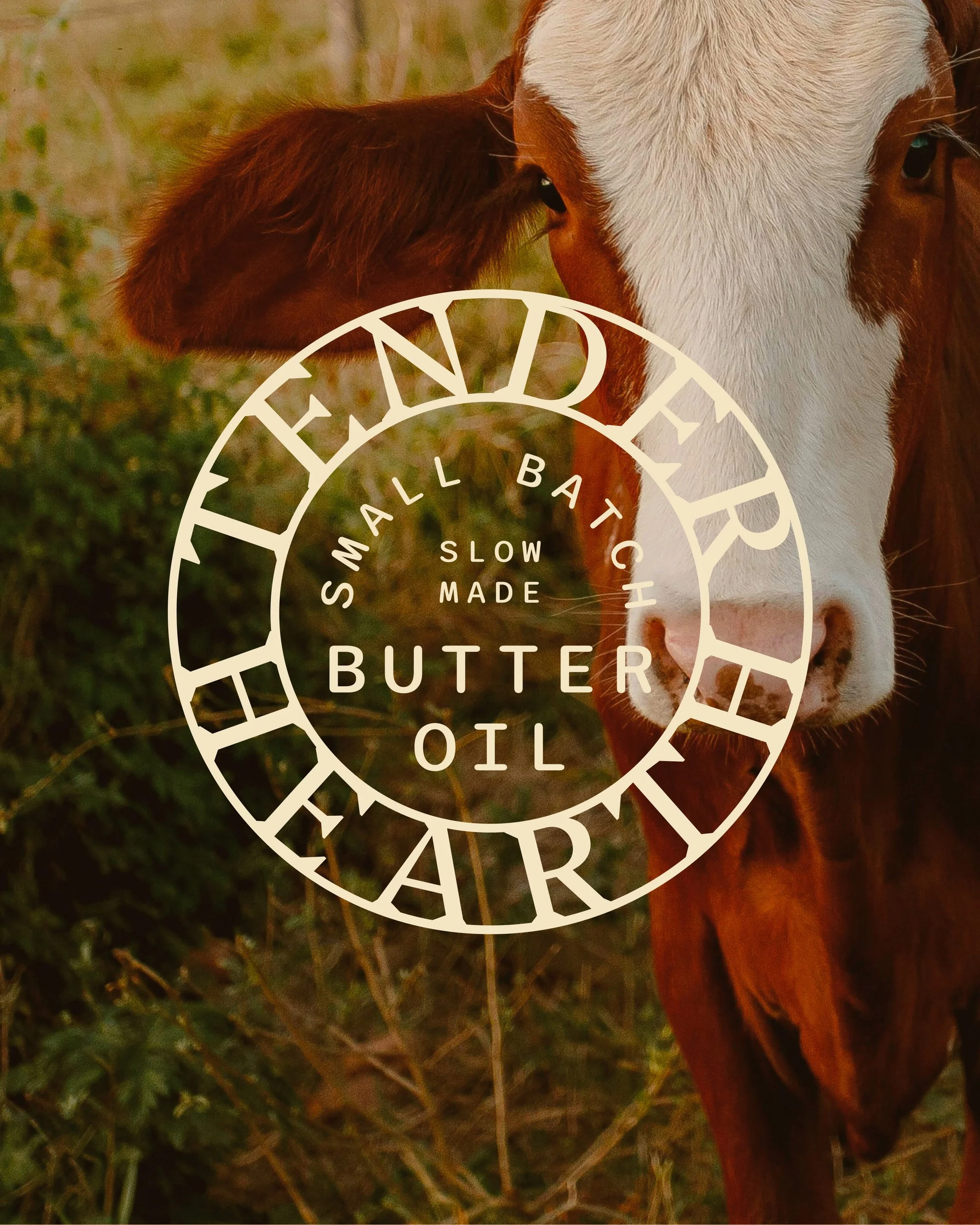 Hand-tended logo for an apothecary brand dedicated to slow-made, pure healing ingredients and 12-hour simmers.