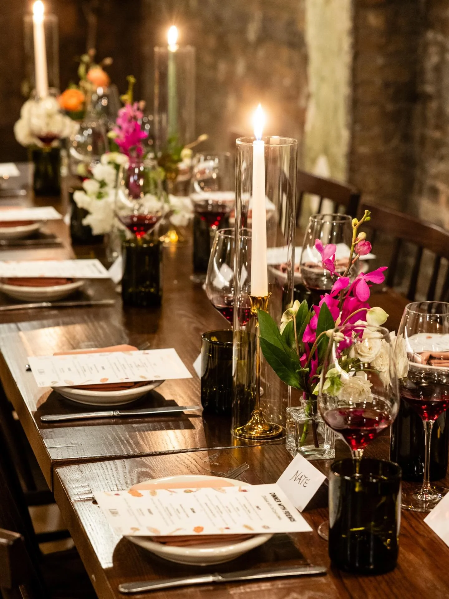 When an idea becomes reality&mdash;and you get to curate a chef-driven Shabbat dinner for family and friends.

An evening centered around food, wine, and conversation, with all my favorite details: hand-drawn menus and place cards, unique florals, th