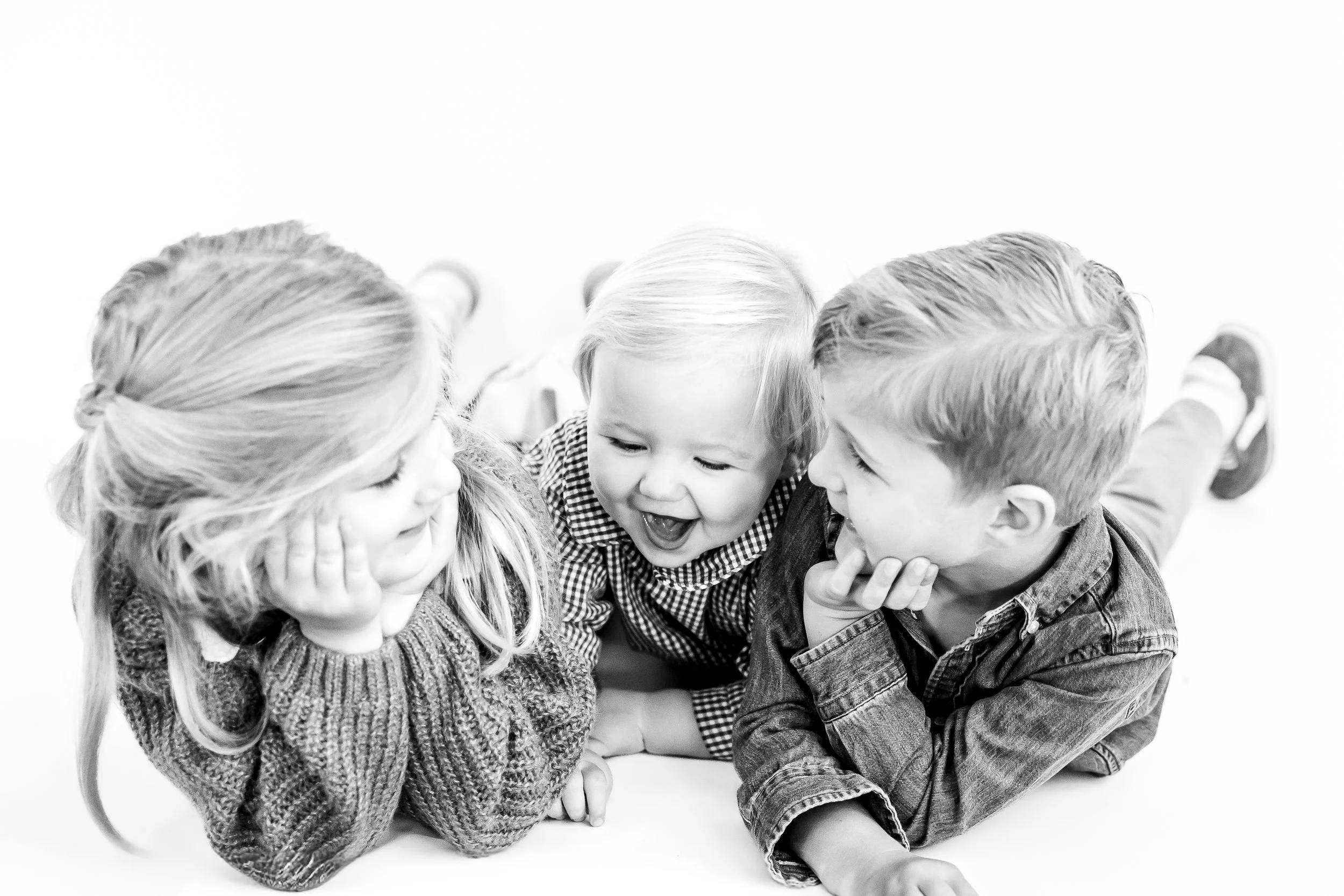 fun black and white personality portraits in raleigh NC