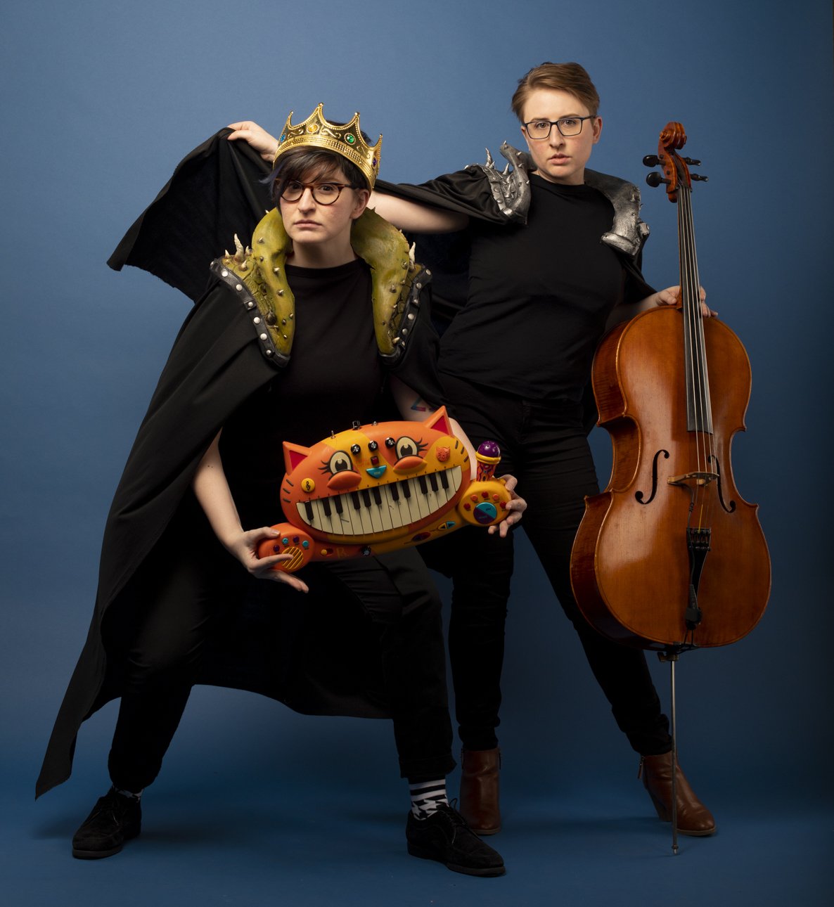 #E4HMGMT alums The Doubleclicks, as photographed by Kim Newmoney.