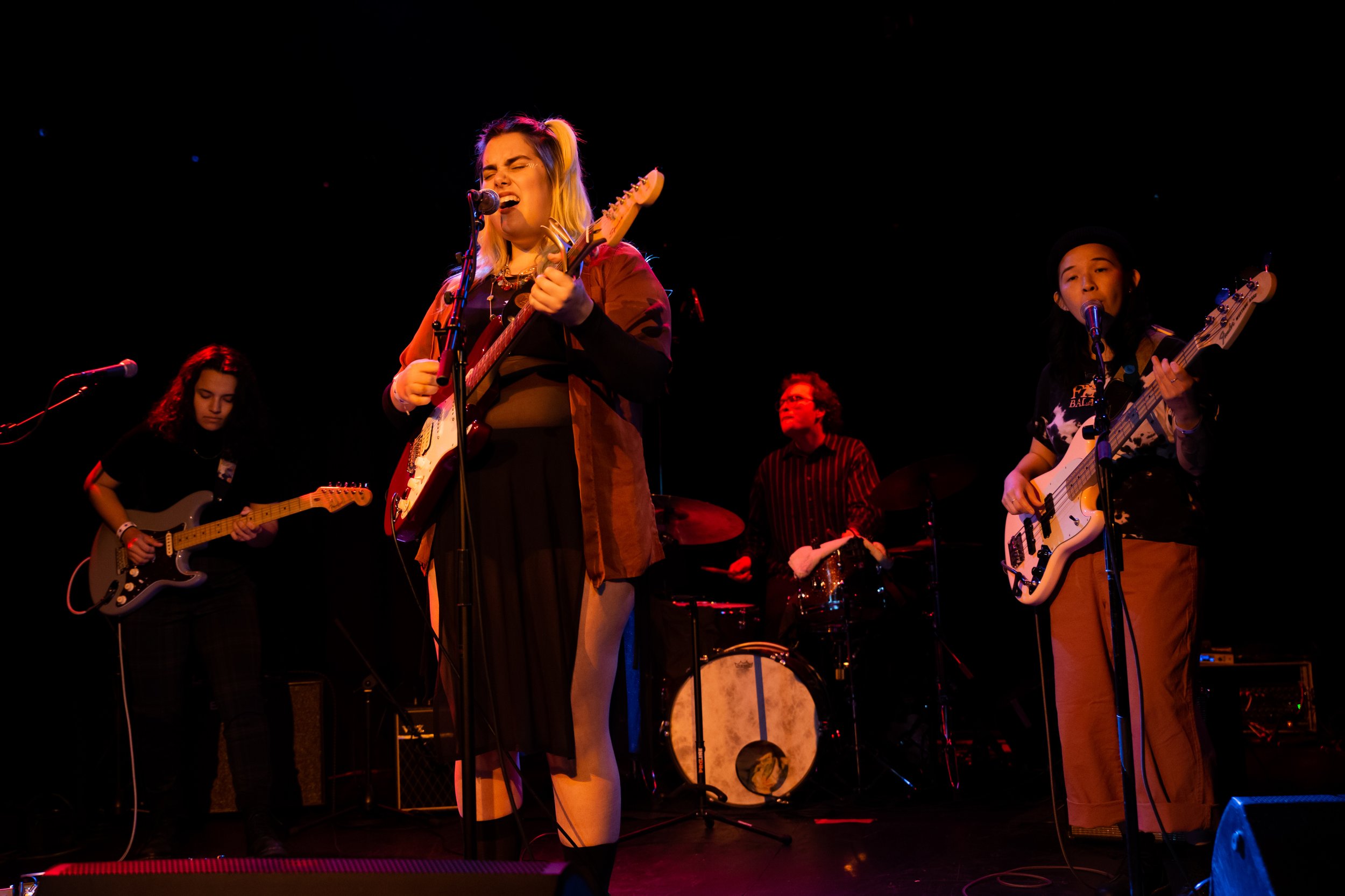 MOROZ and band, current #E4HMGMT artist playing the Knitting Factory. Photo by Ren Shelburn.