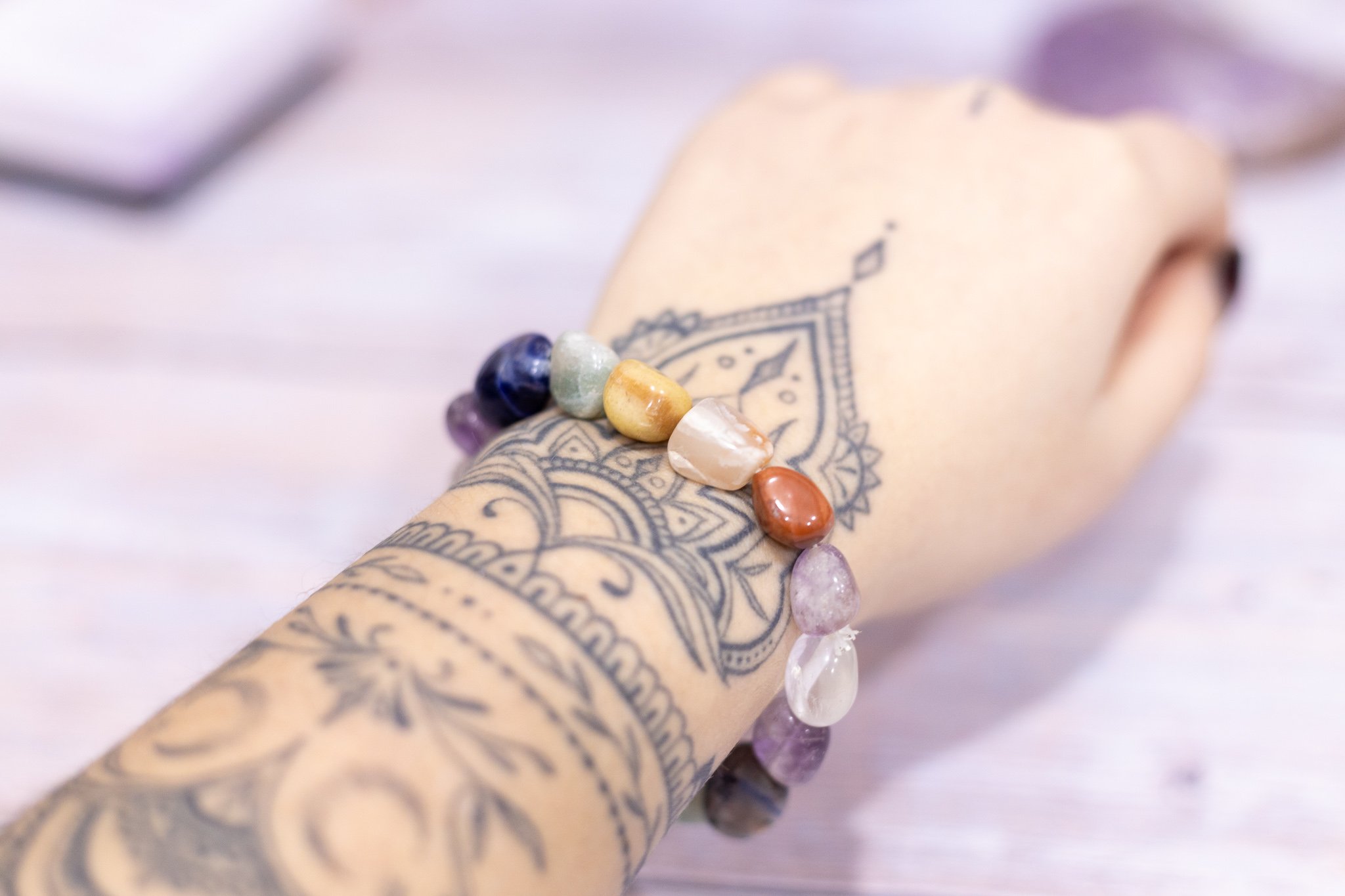 Mixed Chakra Stone Bracelet