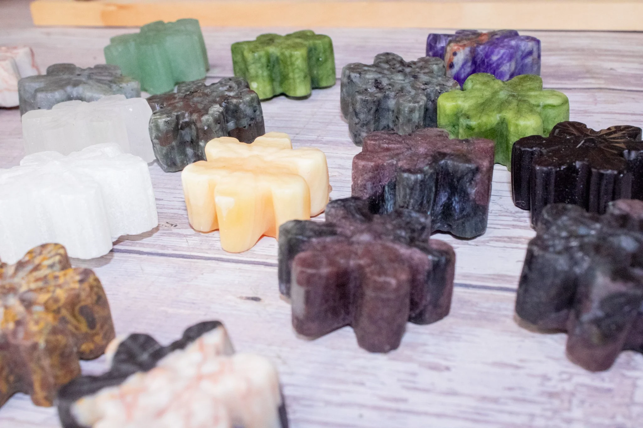 Crystal Snowflake Carvings