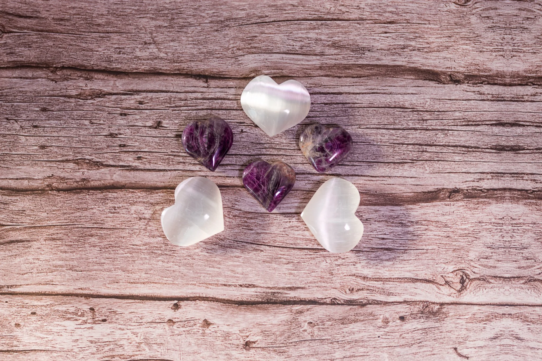Amethyst Puffy Heart