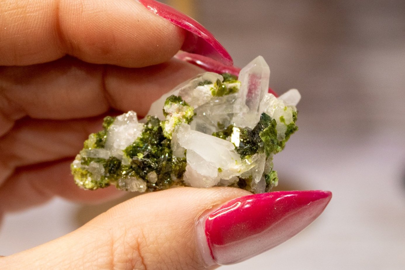 Epidote and Quartz Specimens