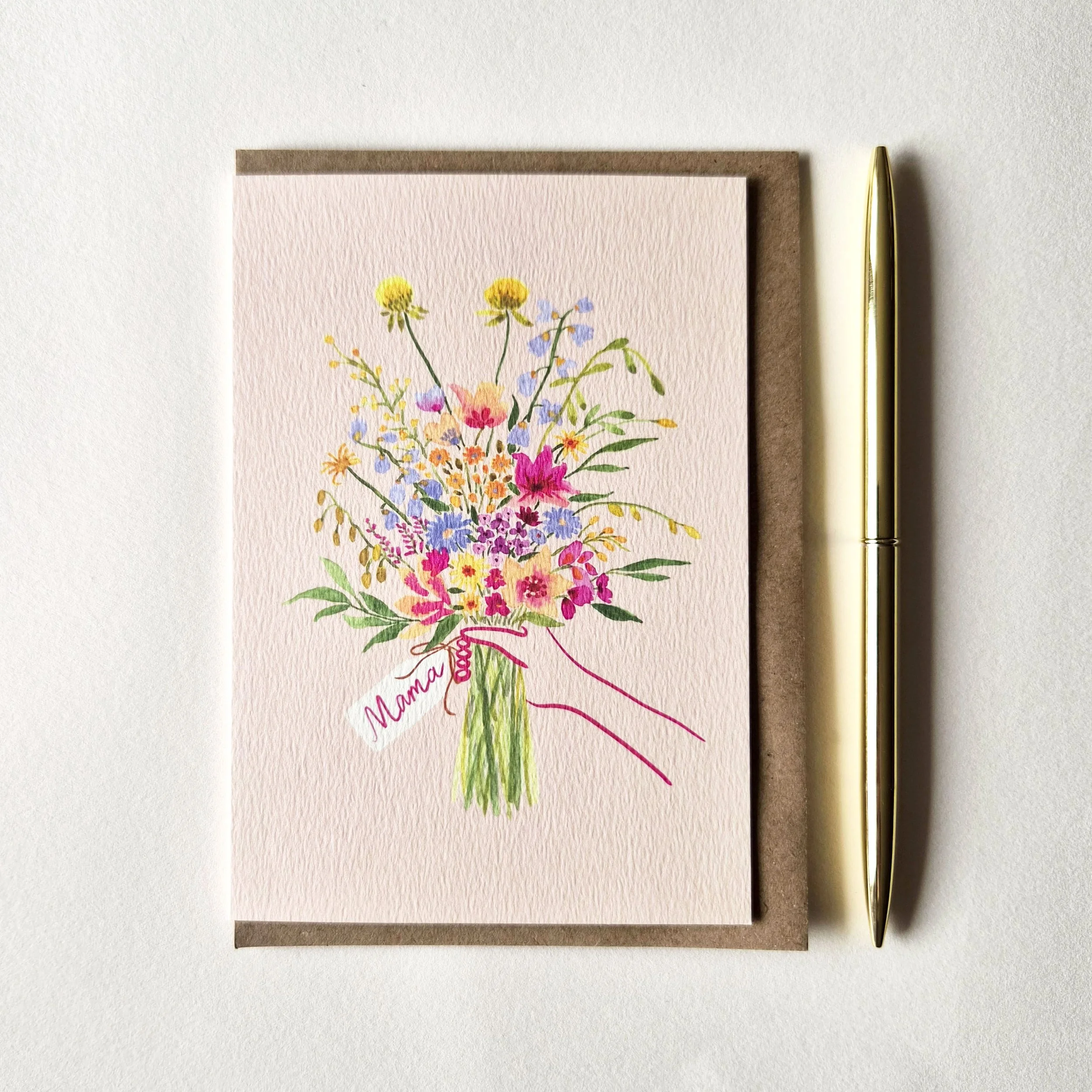 Flowers for Mama - A6 card