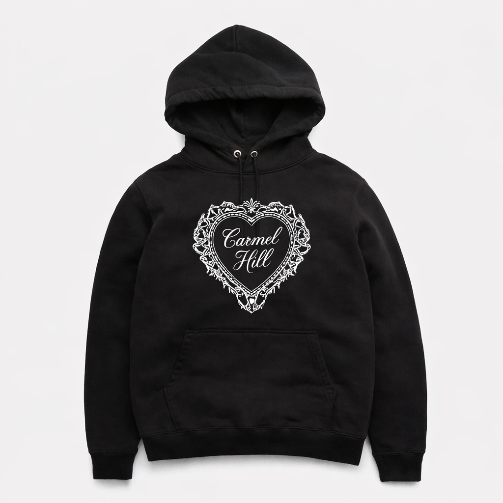 black heart hoodie