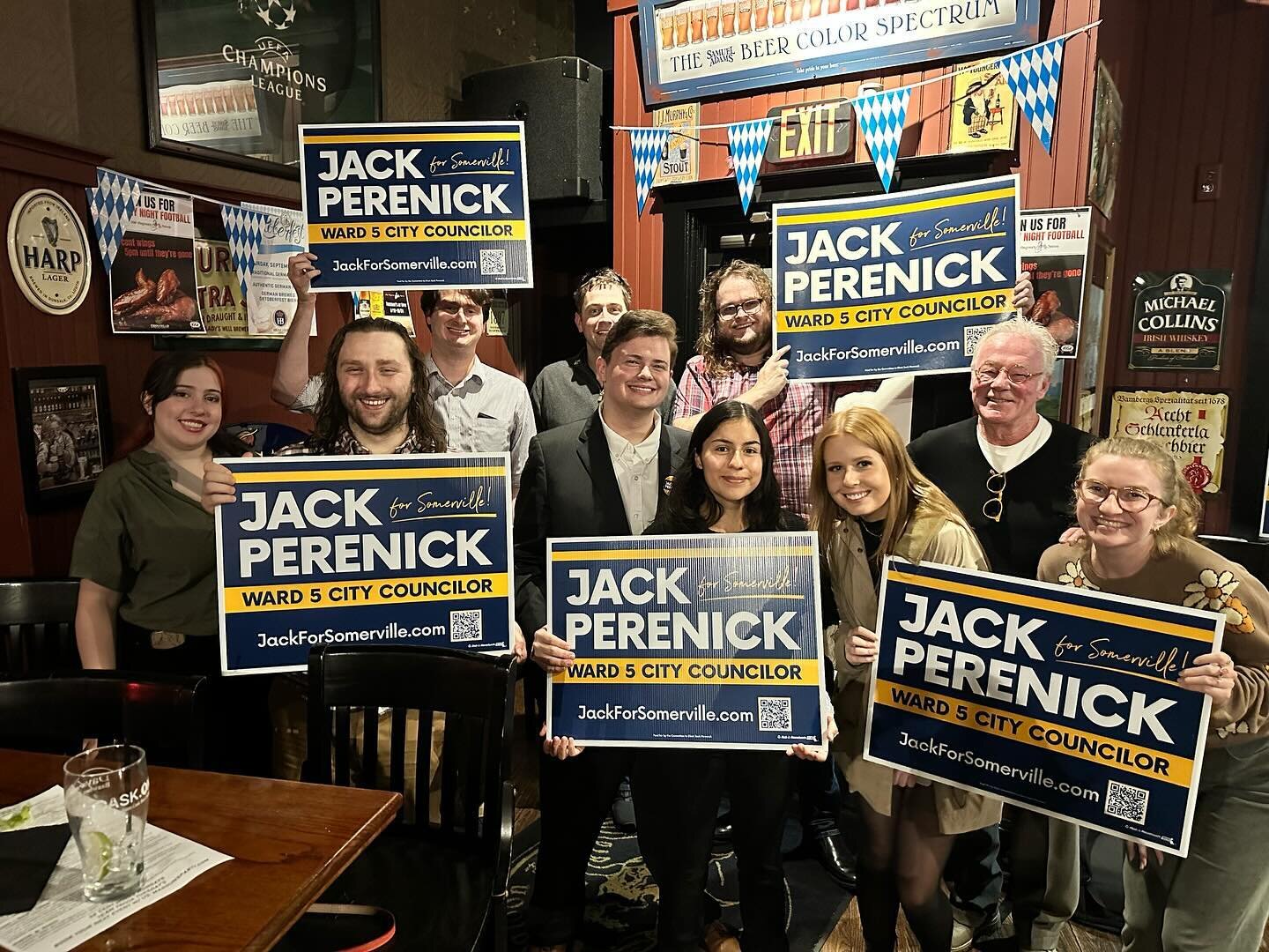 Thanks to all the friends and supporters who came out to Olde Magoun&rsquo;s Saloon this week to support my campaign! If you&rsquo;d like to learn more or become a supporter of our campaign, visit the link in bio.