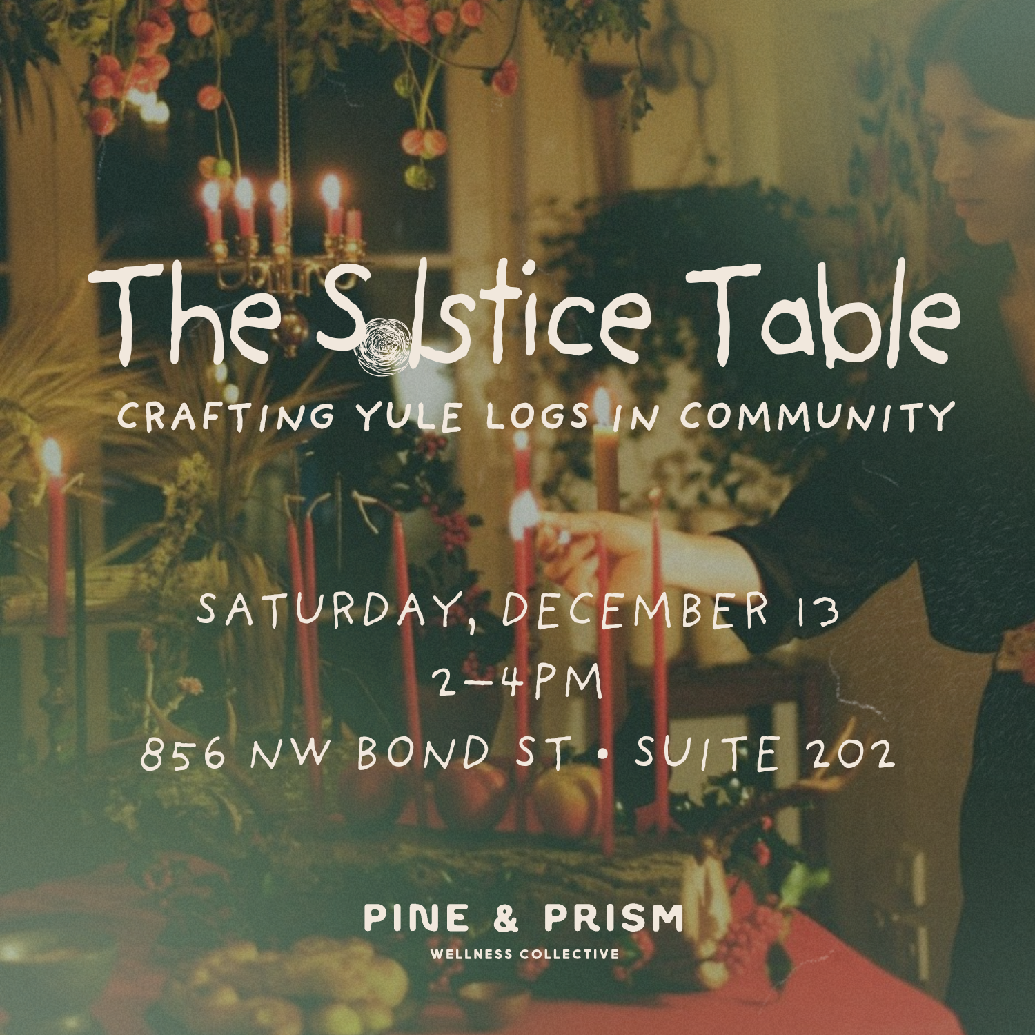 The Solstice Table: Crafting Yule Logs in Community
