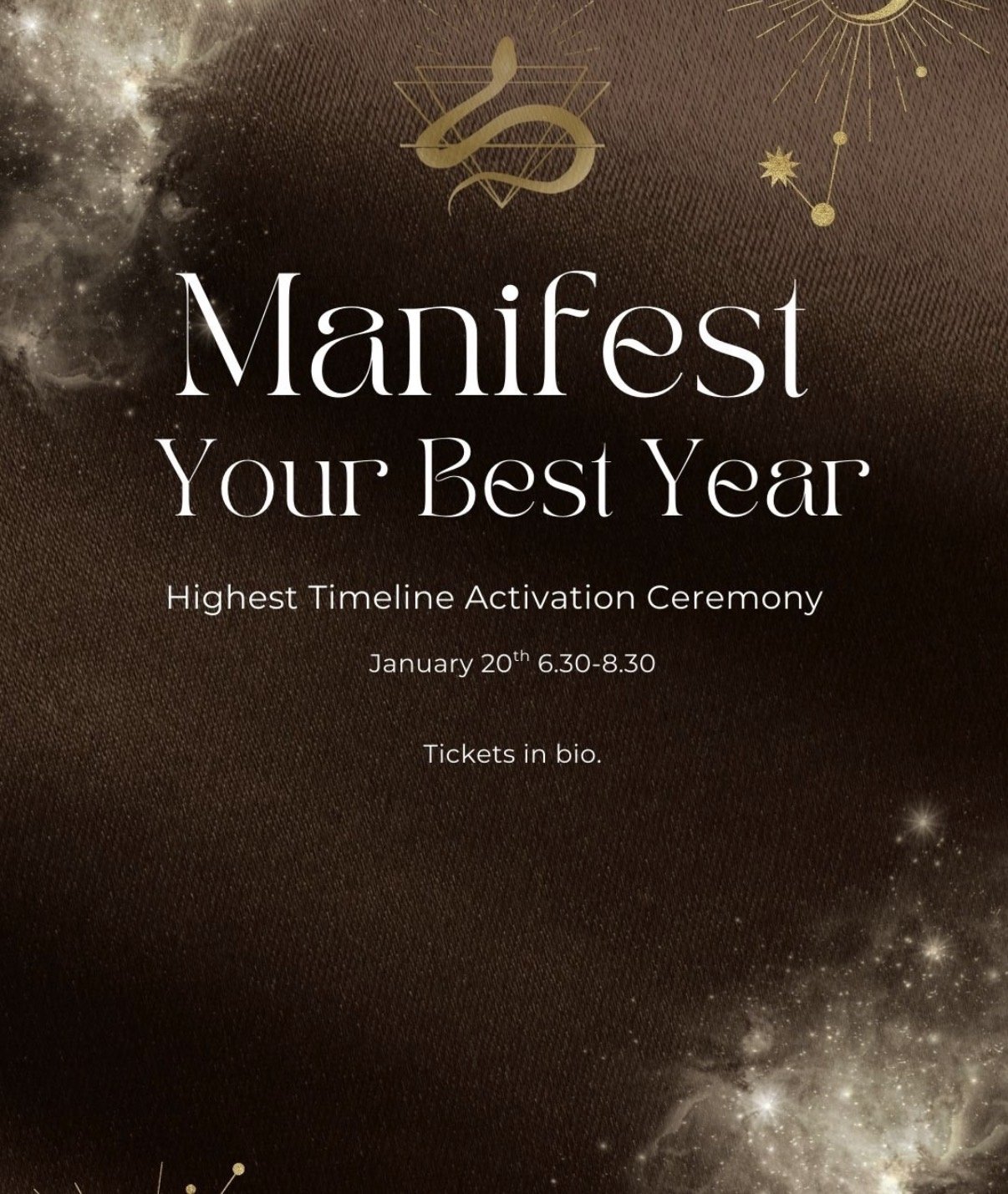 Manifest Your Best Year: Highest Timeline Activation Ceremony 