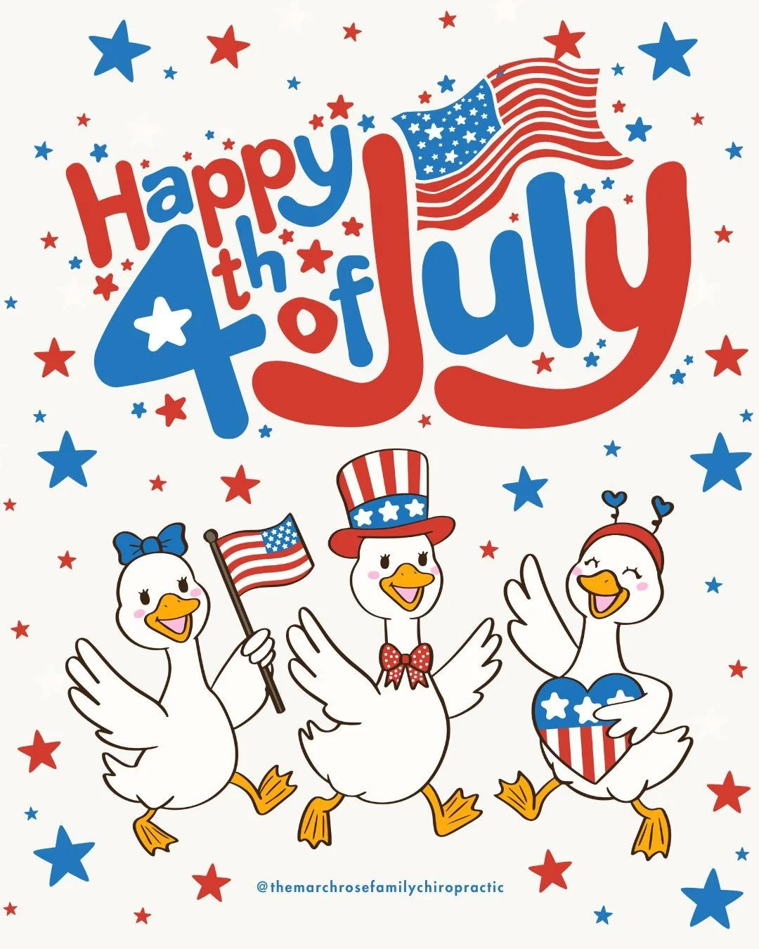 Wishing everyone a safe and joyful Fourth of July! 🎆❤️🤍💙
Whether you're celebrating with family, taking time to rest, or enjoying a quiet day at home, we hope it&rsquo;s full of peace and gratitude.

Please remember: water safety, sun protection, 
