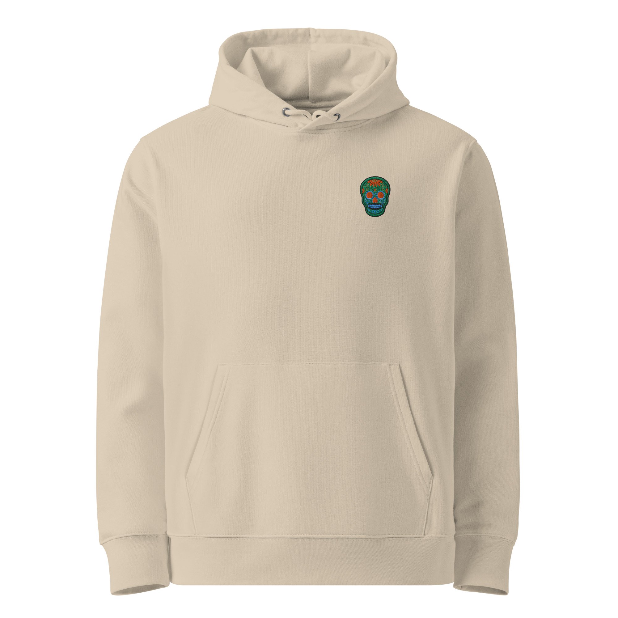 Green Calavera 100% Cotton Hoodie