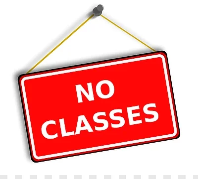 NO PROGRAMS - HOLIDAY BREAK