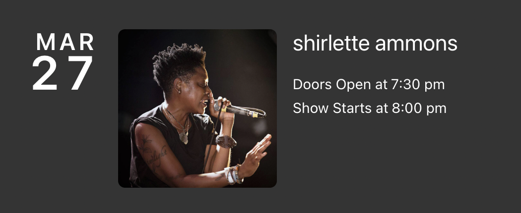 shirlette at The Spot on Kirk