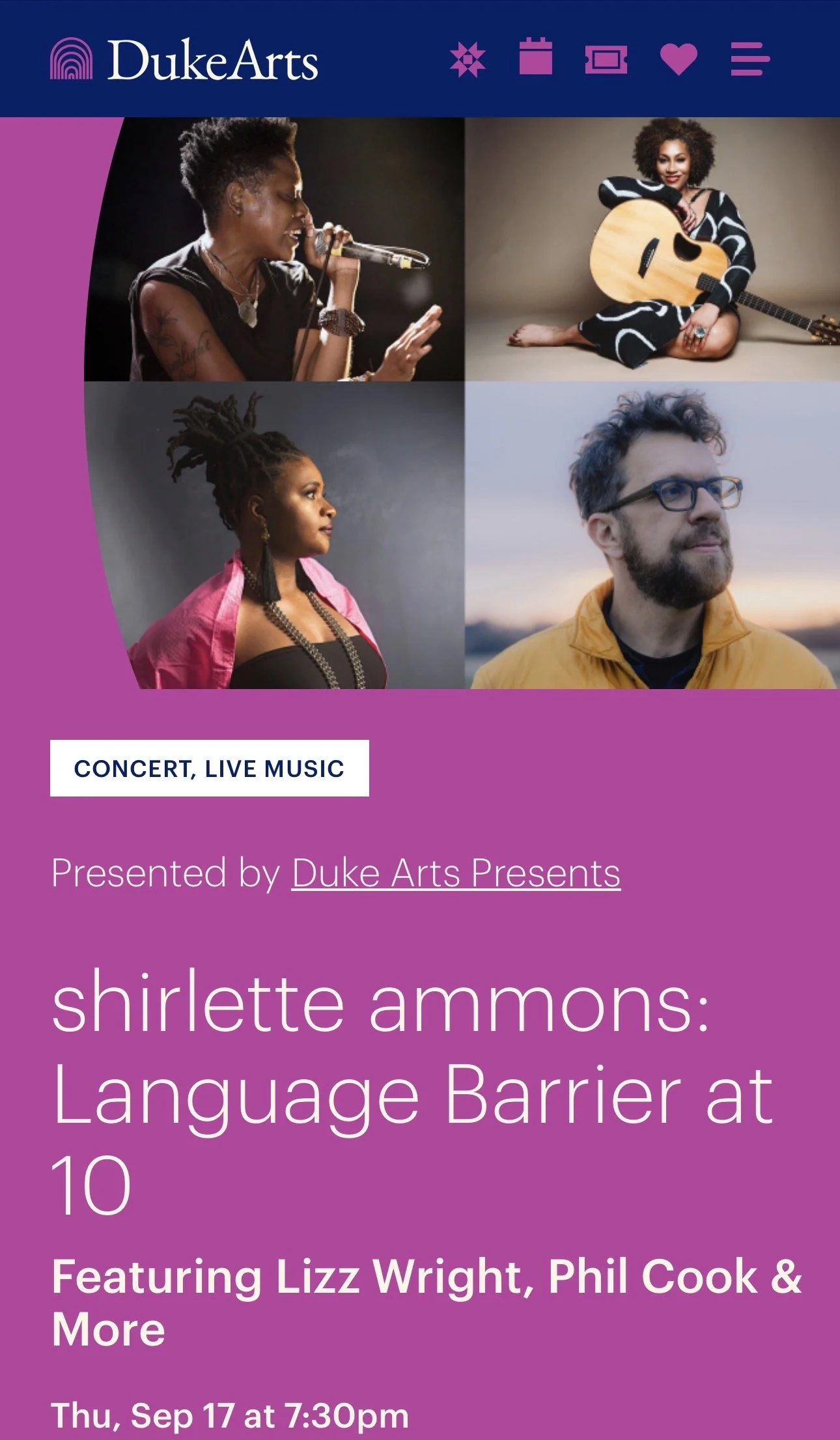 Duke Arts Presents: Language Barrier at 10 