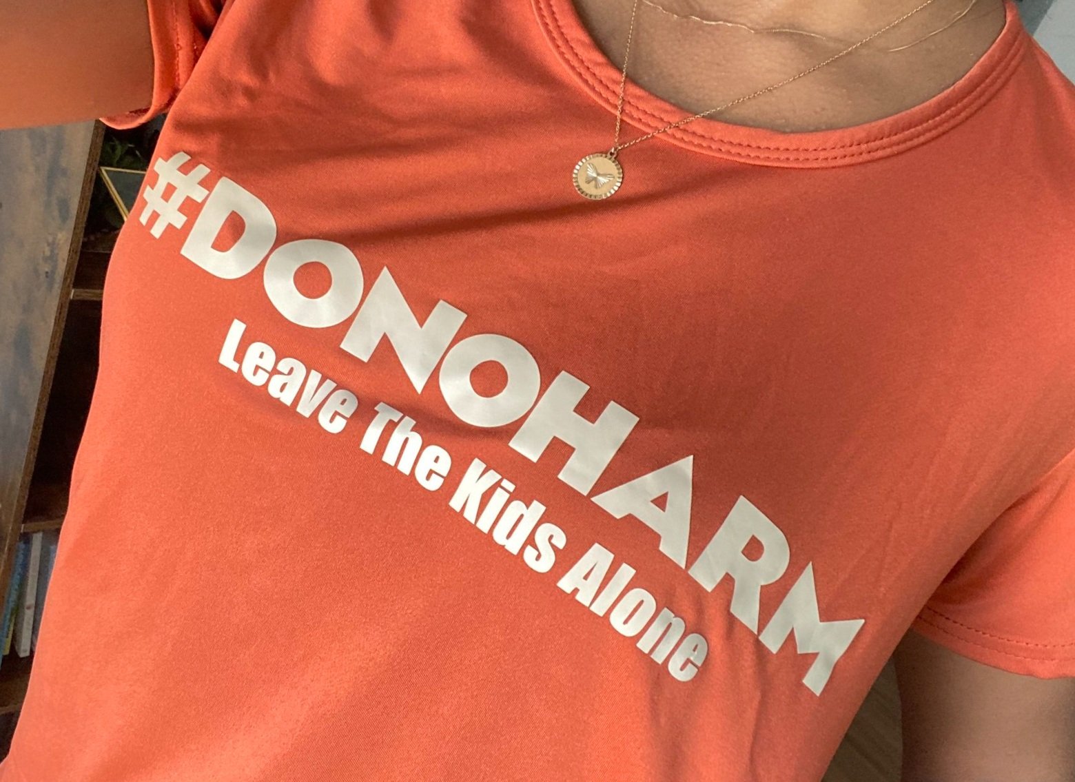 %23DONOHARM+Leave+The+kids+Alone+Orange+Sweat+Wicking+Tee+%7C+Present+Peace+PLLC.jpg