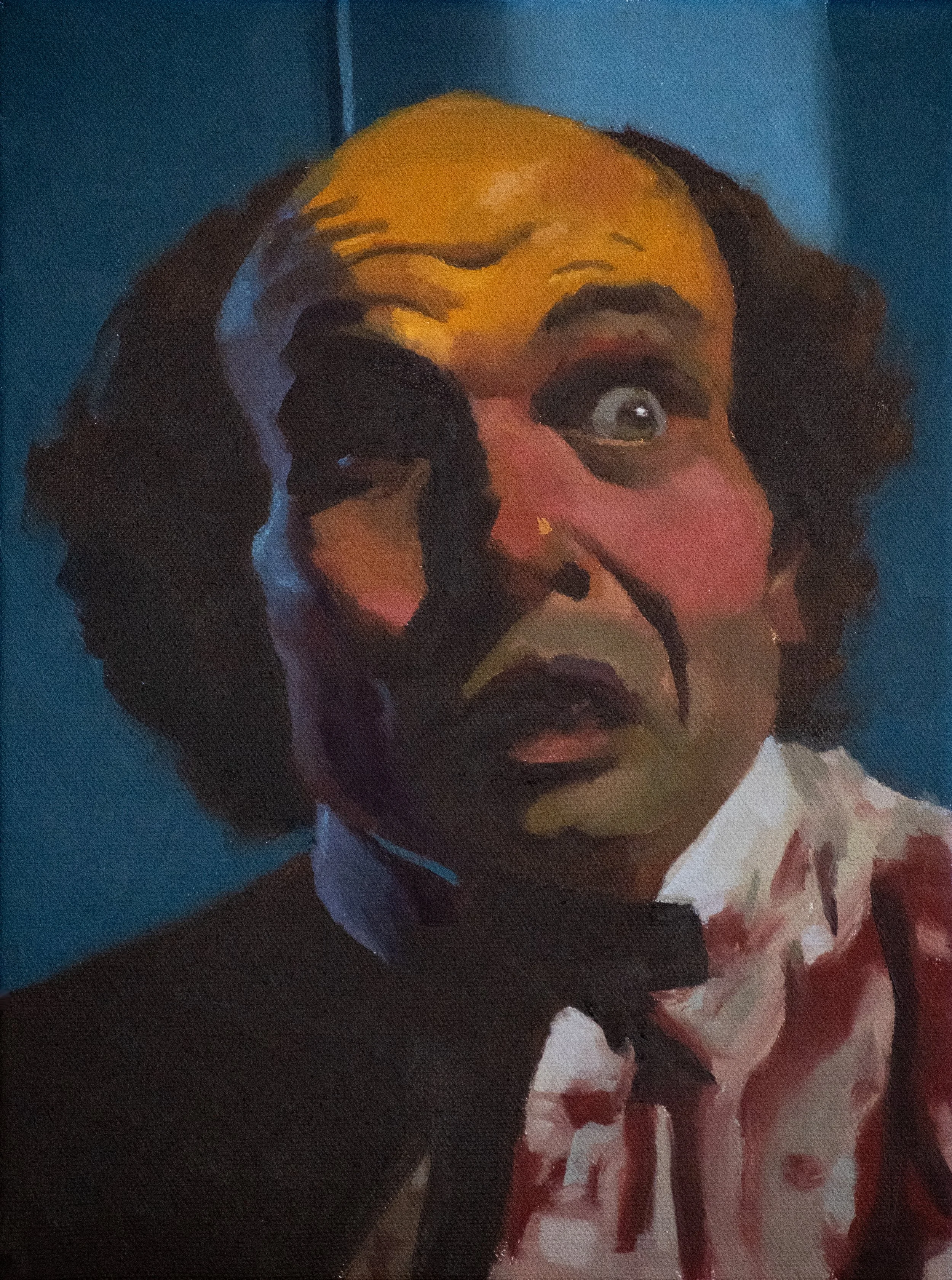 Ice Cream Man, 9x12in, oil on canvas *FOR SALE