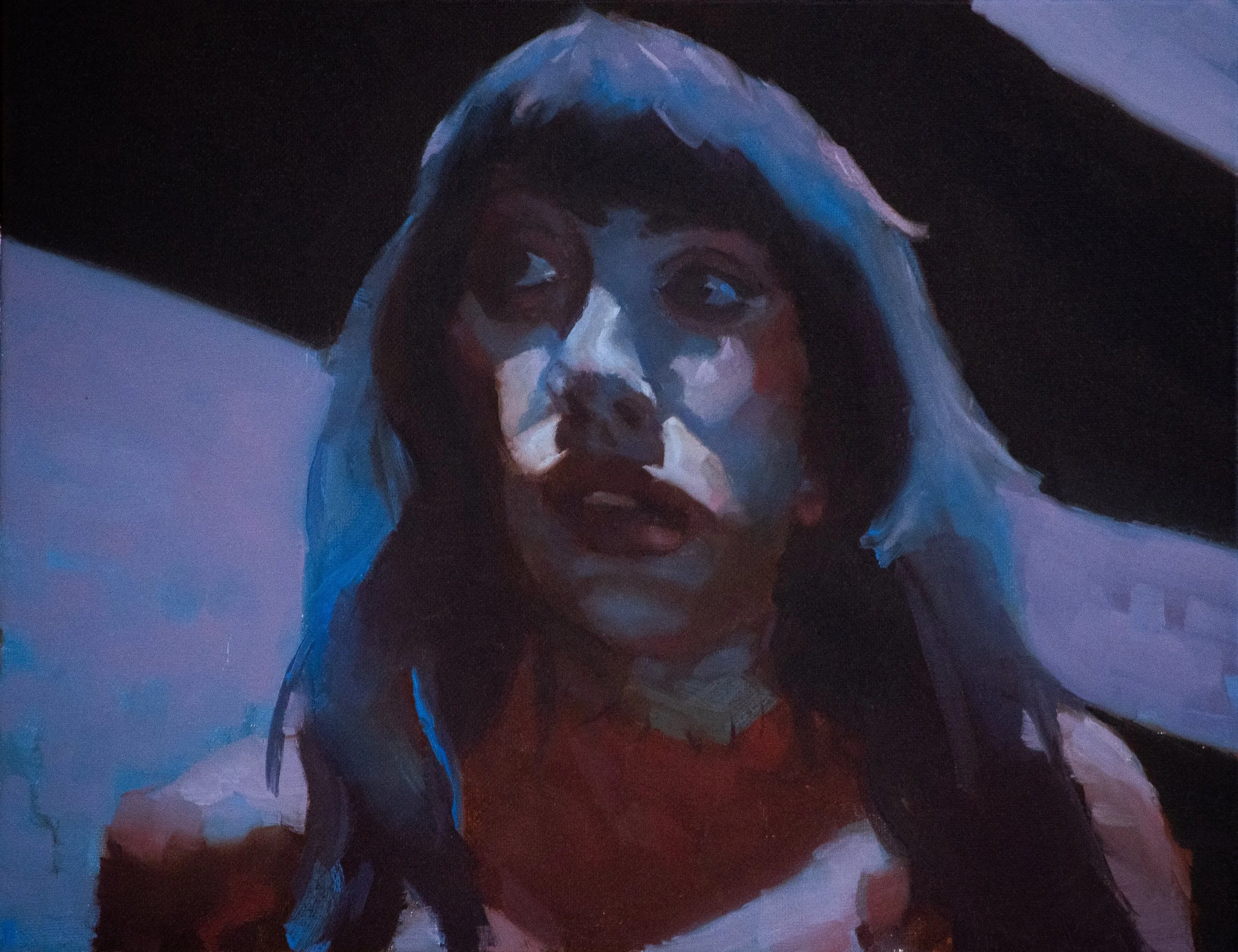 Frankenhooker, 11x14in, oil on canvas *FOR SALE