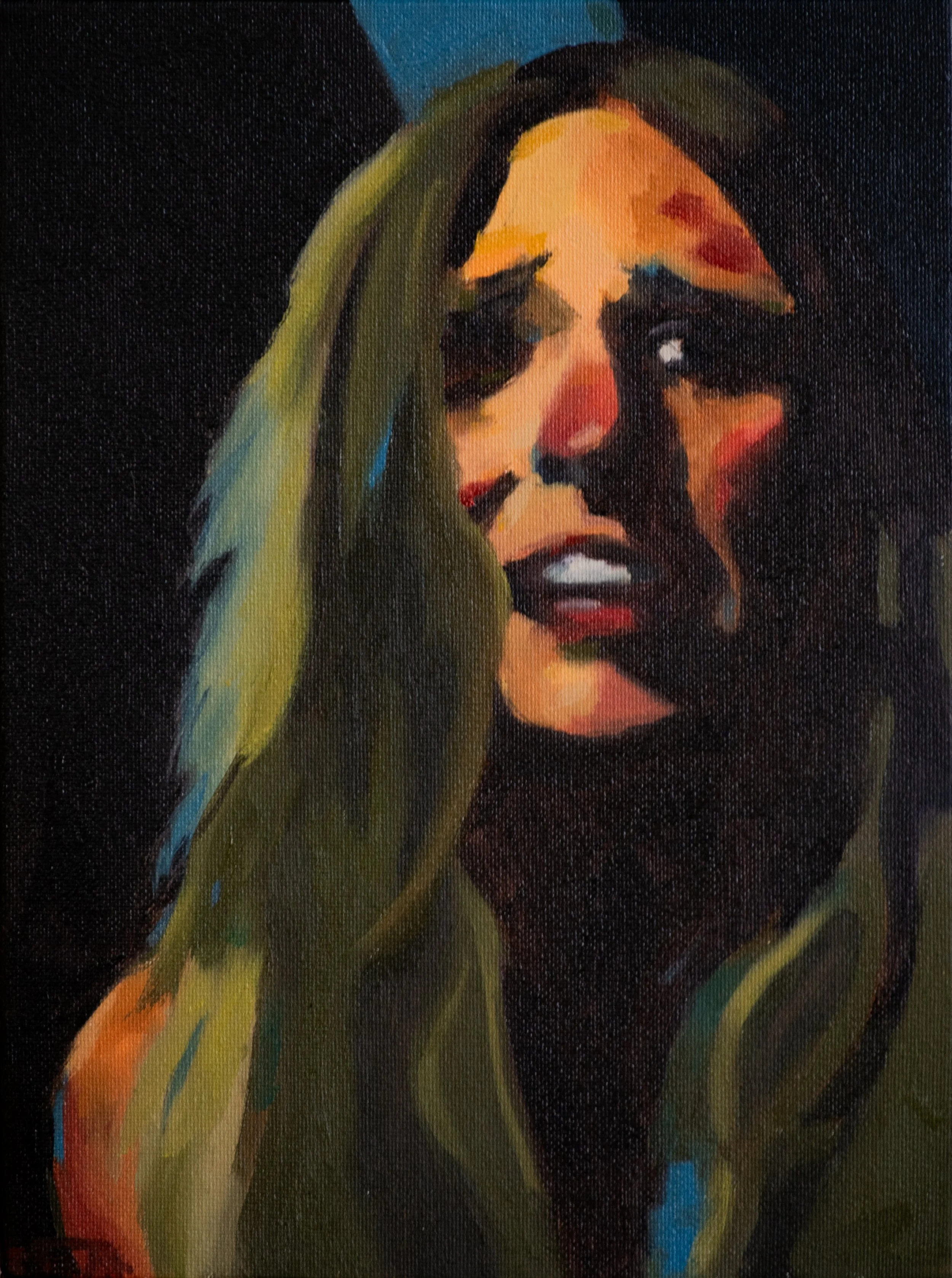 Sally-9x12in, oil on canvas *FOR SALE
