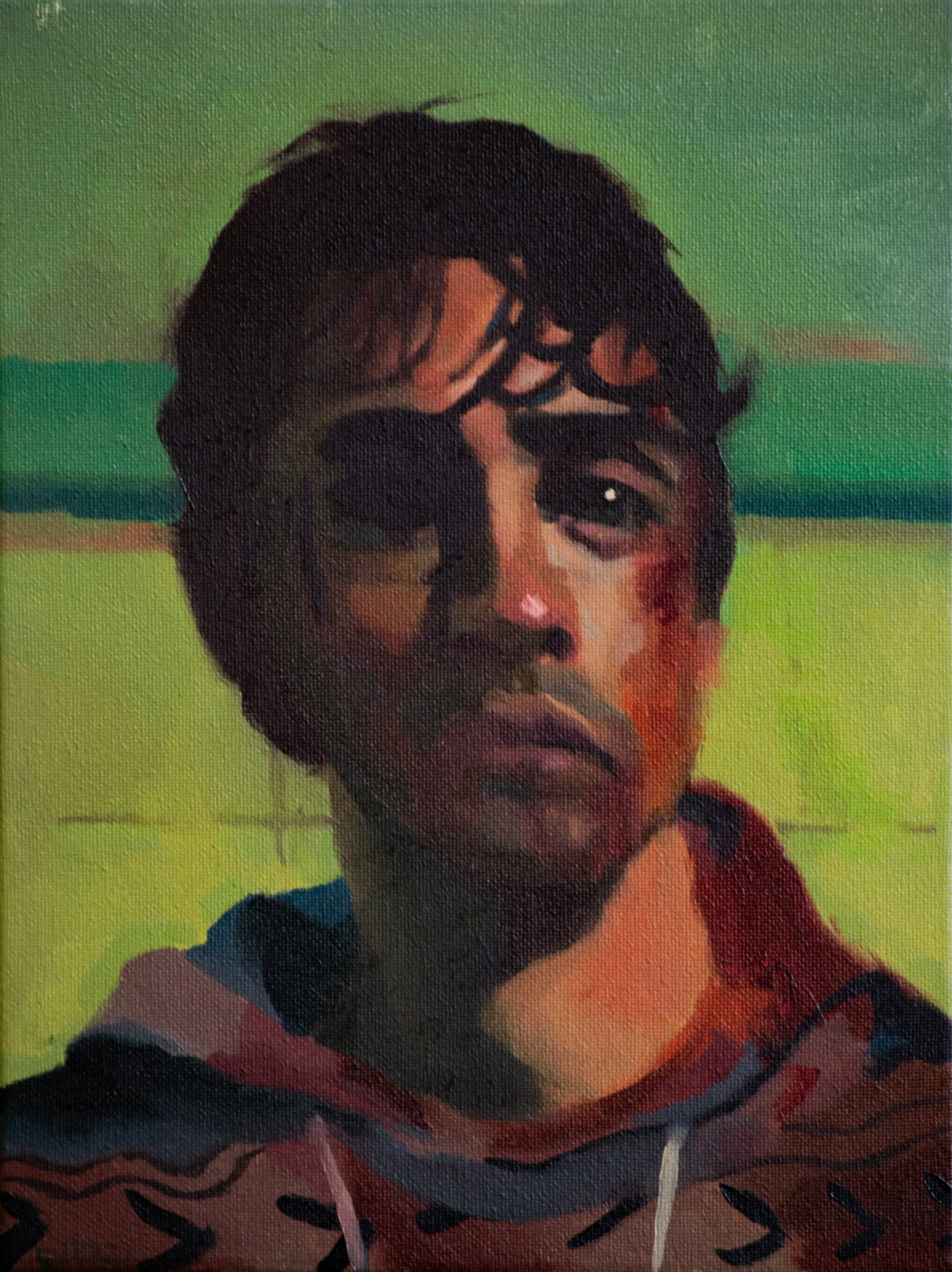 Bear-9x12in, oil on canvas *FOR SALE