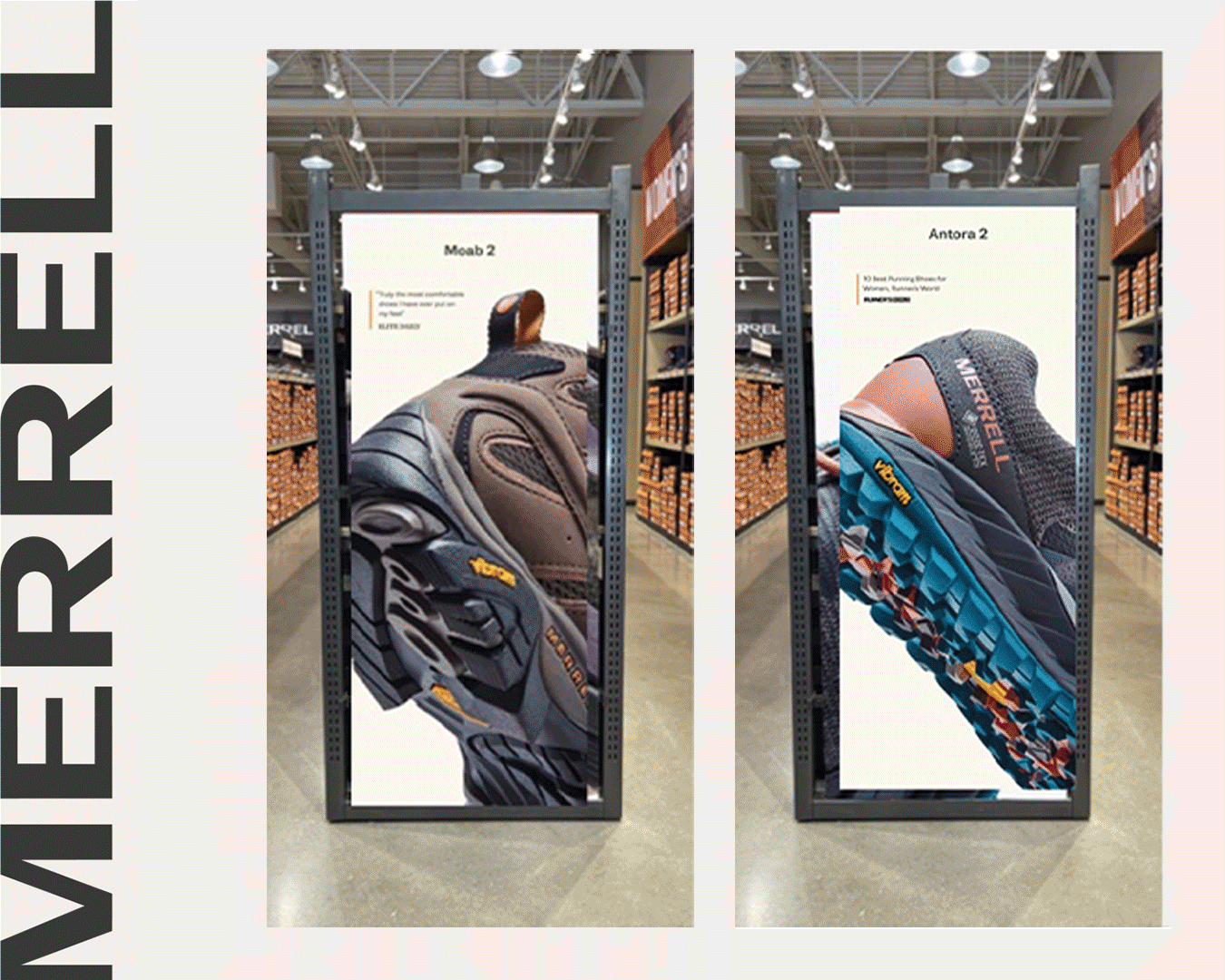 Merrell Outlets Signage Kit