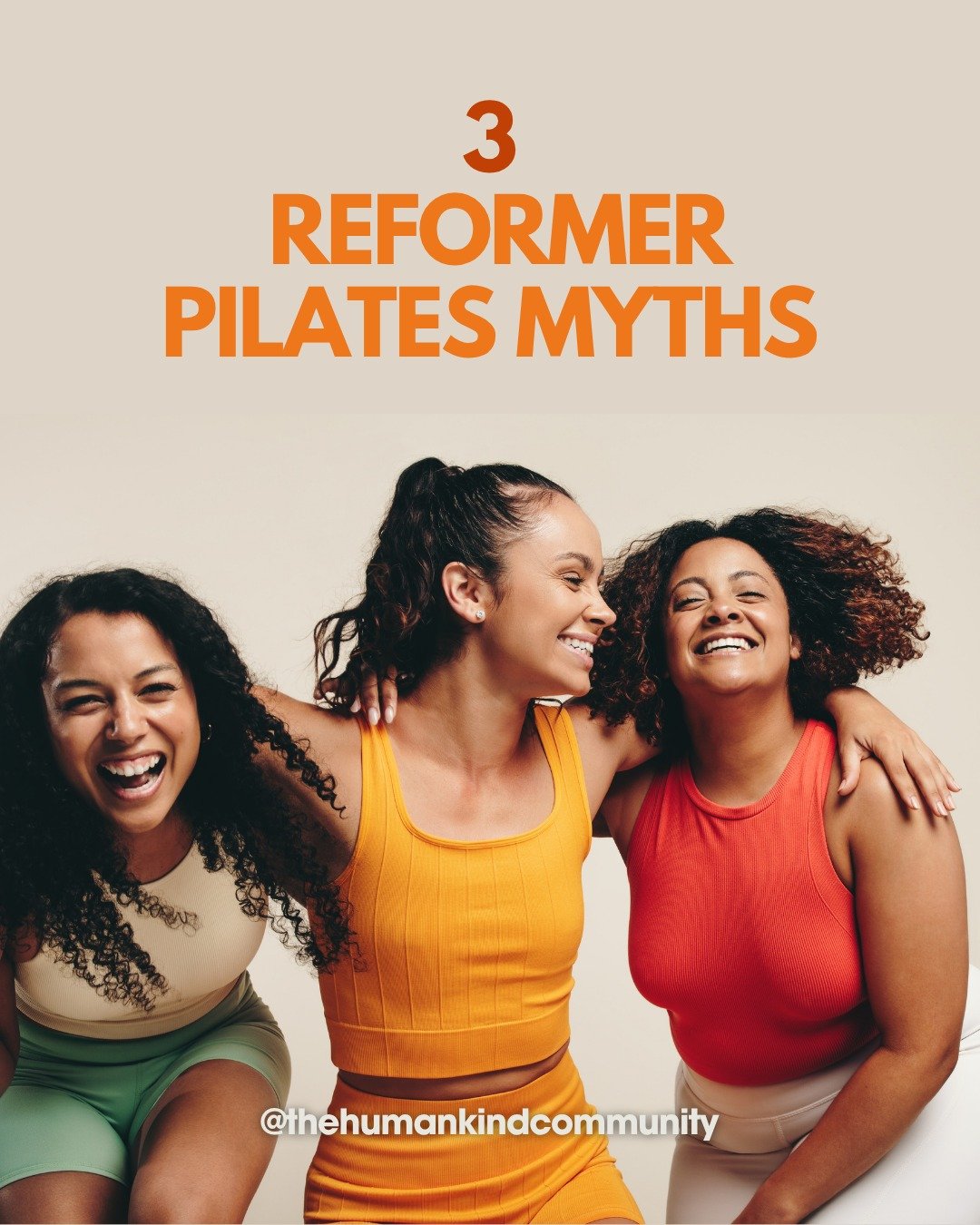 Consider these myths debunked!

What are some myths that you've heard about reformer pilates?

With plenty of reformer classes at varying levels, it's easy to find the perfect class for you ⚡

Book now via humankind.co.uk/pilates 🔗

(link is in our 