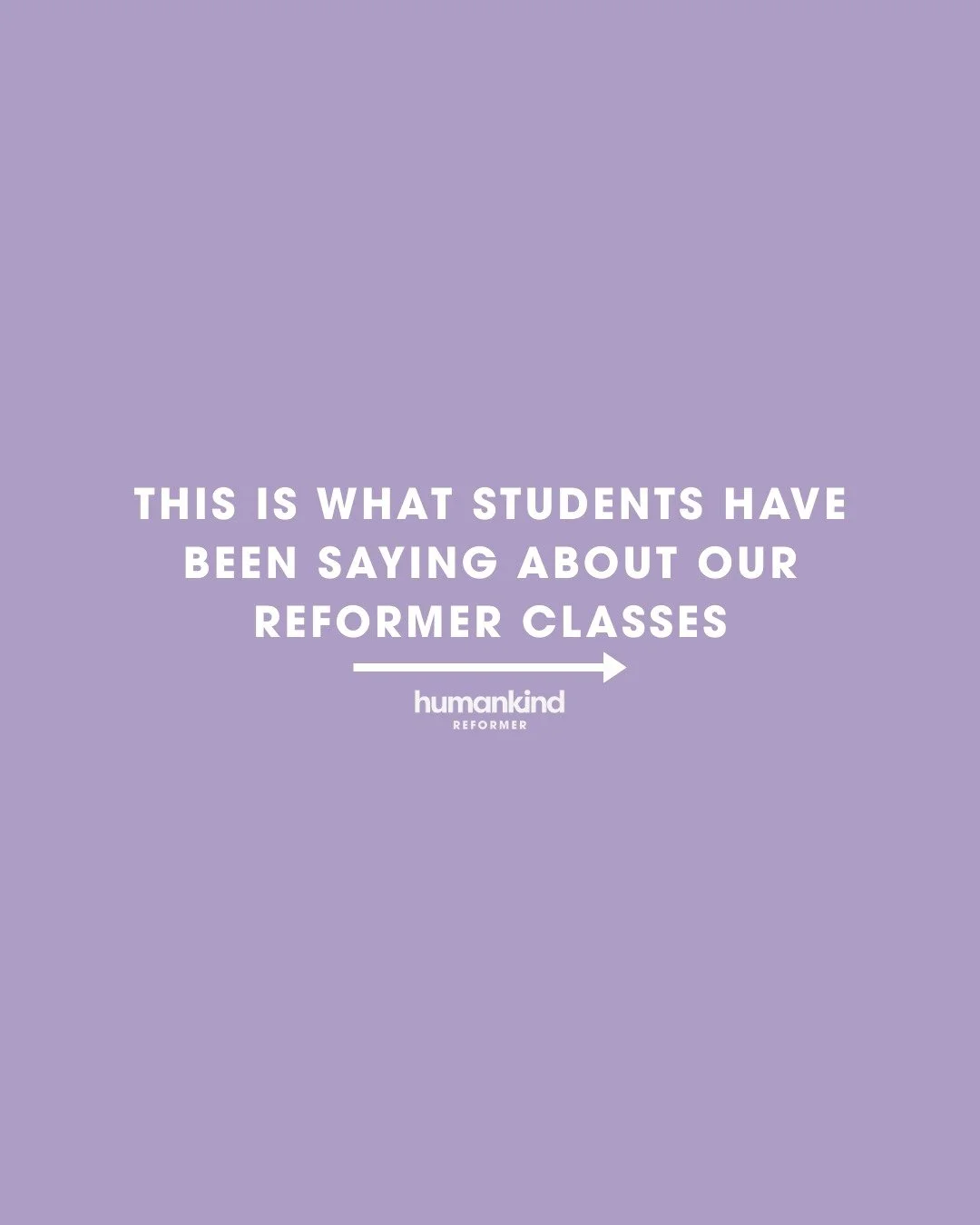 Did you know we have over 2,500 happy reviews? Here are some of the most recent ones 👀

If it's your first reformer class at Humankind, you can try your first class for only &pound;5 

If you have any questions, send us a message and we'll be happy 