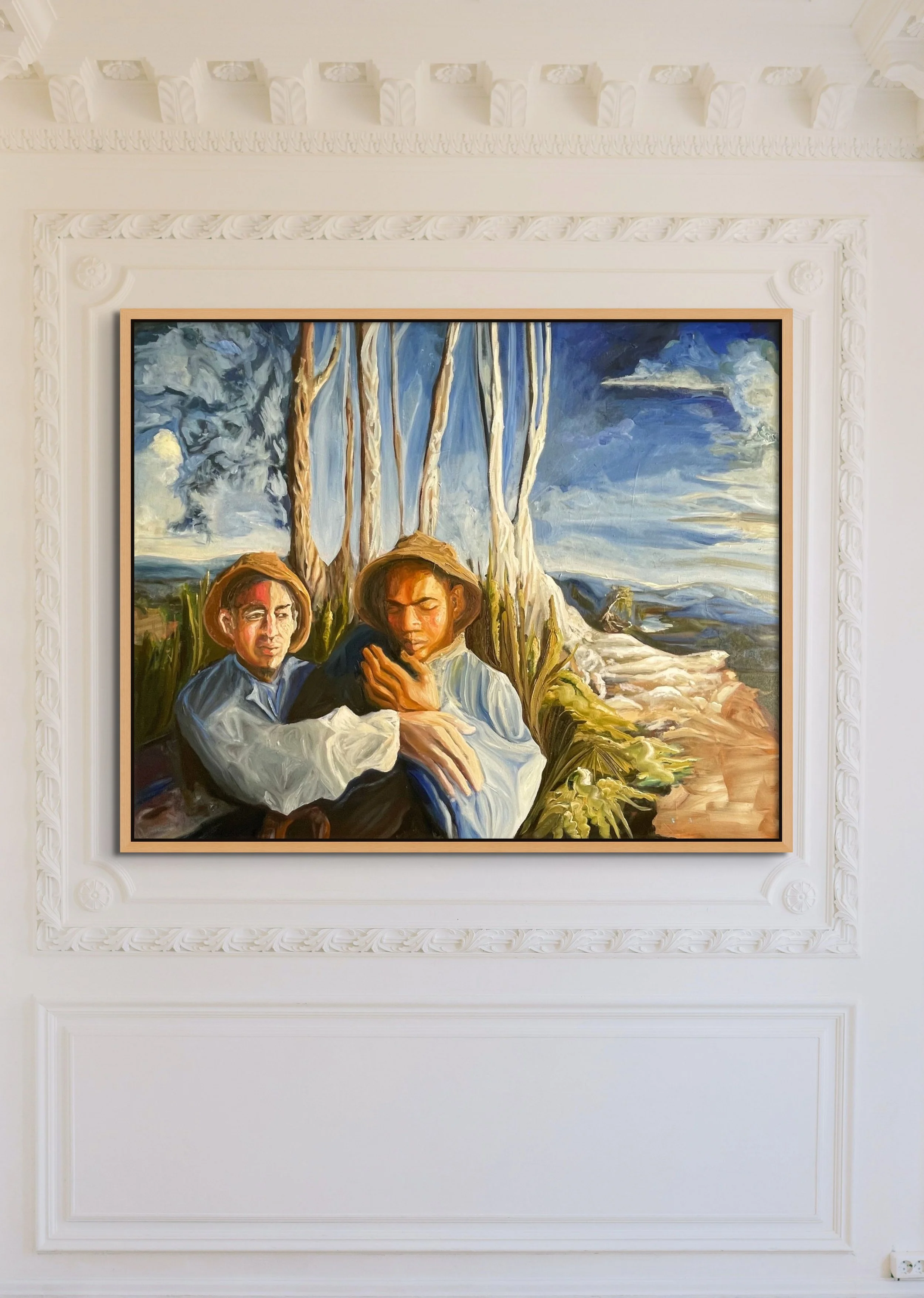 GODOT'S LANDING by Virginia Deaver Gallery Display .jpg