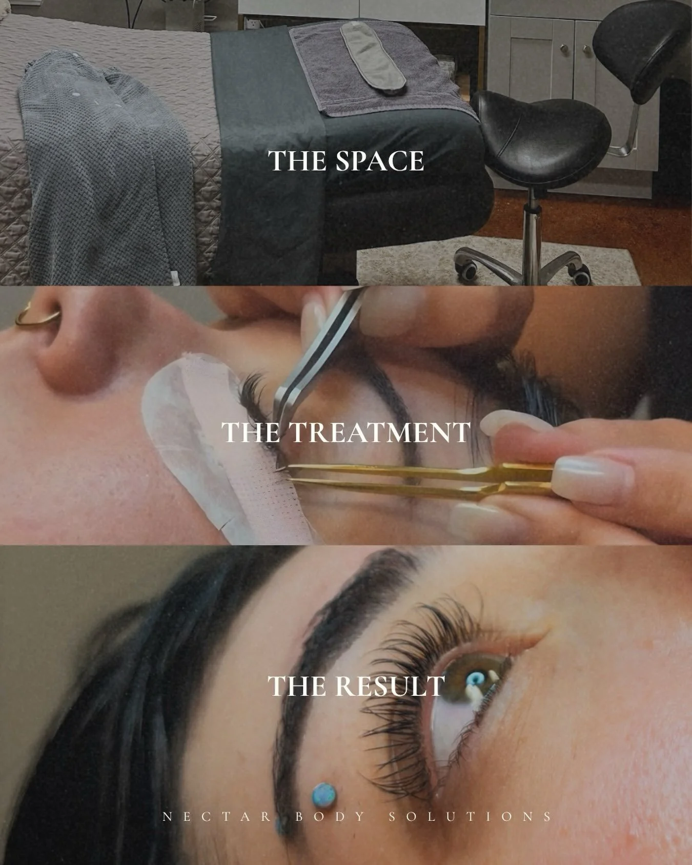 There&rsquo;s nothing like walking out with a fresh set of lashes 🖤✨ 

Book with Graci for your next set of lash extensions and let&rsquo;s get you looking (and feeling) your absolute best 🐝
#NectarBodySolutionsArkansas #Nectarbodysolutions #lashex