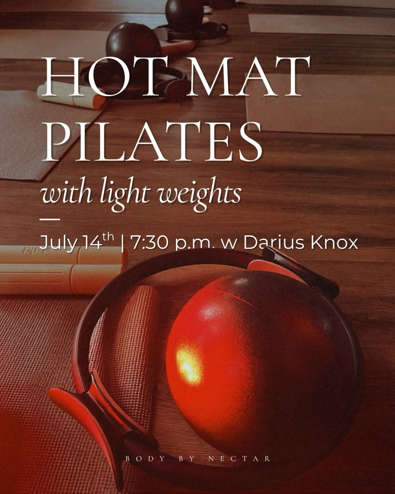 🔥 Hot Mat Pilates + Light Weights 🔥 Heated room. Non-stop movement. Core, muscle toning, and weights all in one class.
 Low-impact but you&rsquo;ll feel it everywhere. 💪

⚠️ Only 4 spots left &mdash; grab yours before it&rsquo;s gone!
📲Use mindbo