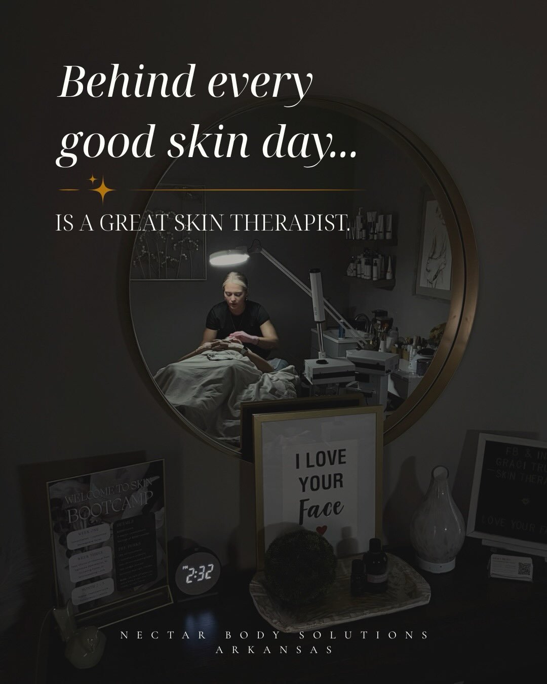Behind every good skin day&hellip; ✨
&hellip;is a skin therapist who truly cares about your skin. 🤍

Every facial at Nectar is customized to fit your skin&rsquo;s needs, because glowing, HEALTHY skin isn&rsquo;t just about the results&mdash;it&rsquo