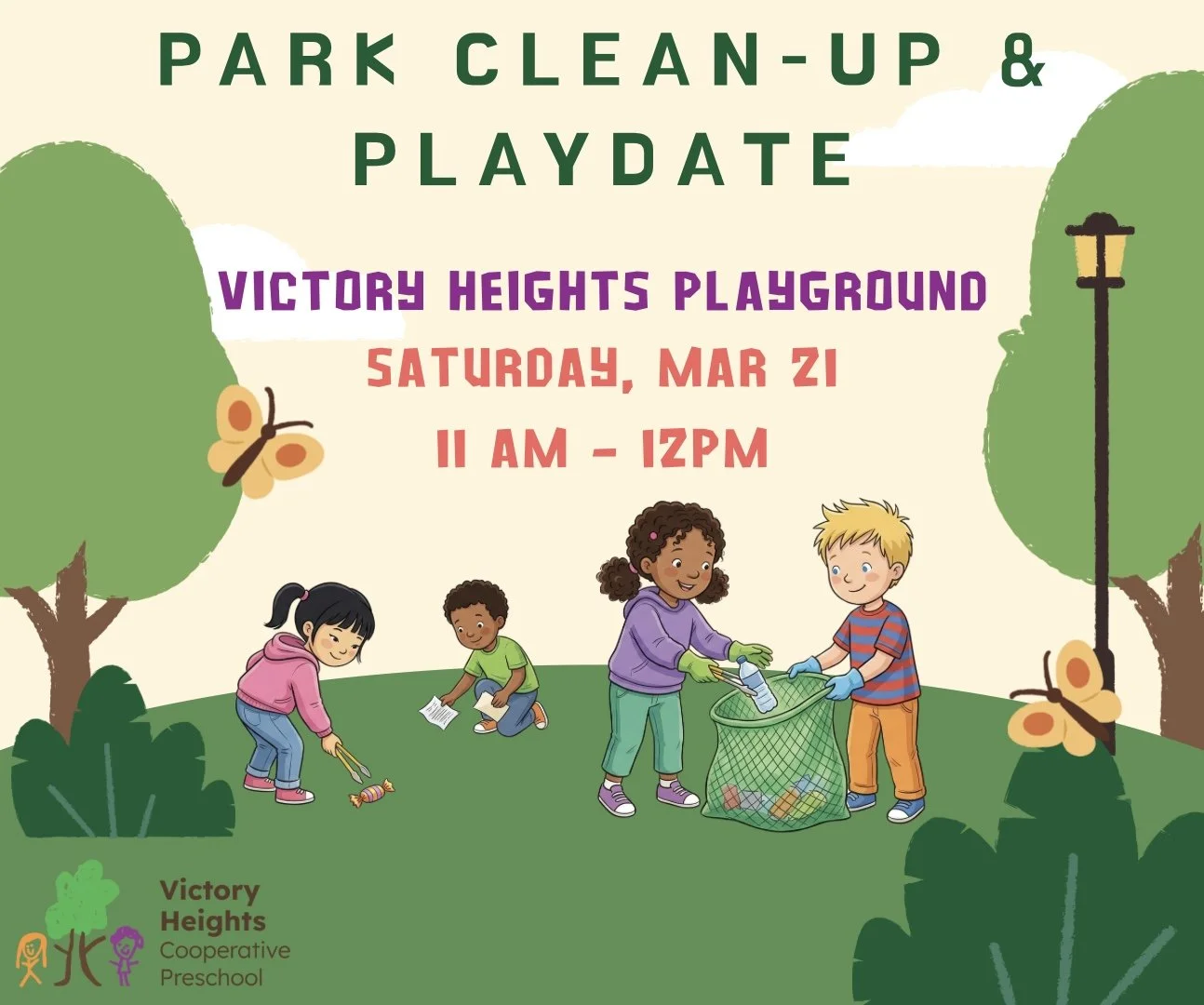 Community Park Cleanup & Playdate