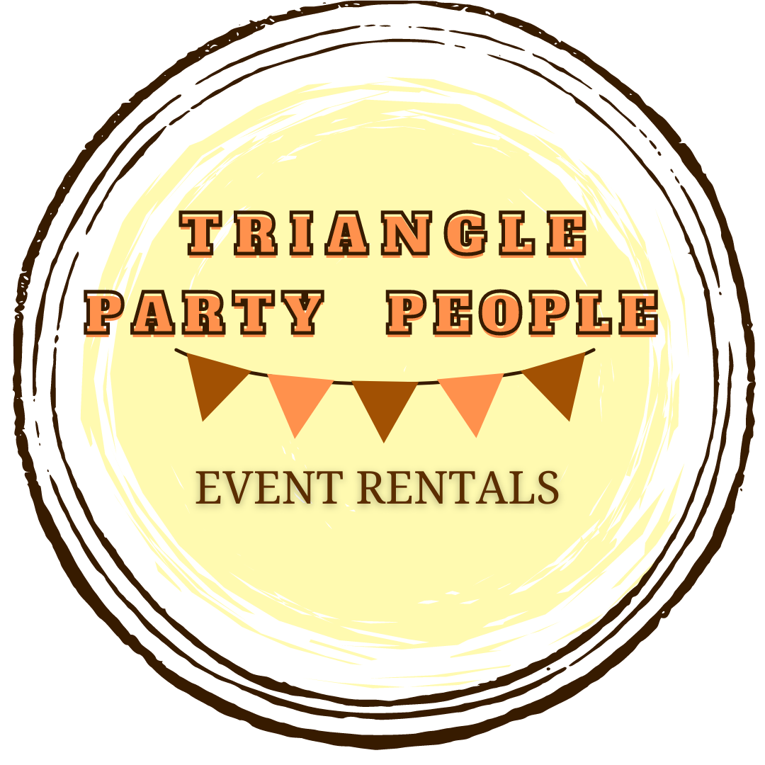 Tables and Chairs for Rent in Raleigh | Party Rentals | Rolesville, NC | Flat Rate Delivery | Triangle Party People, LLC