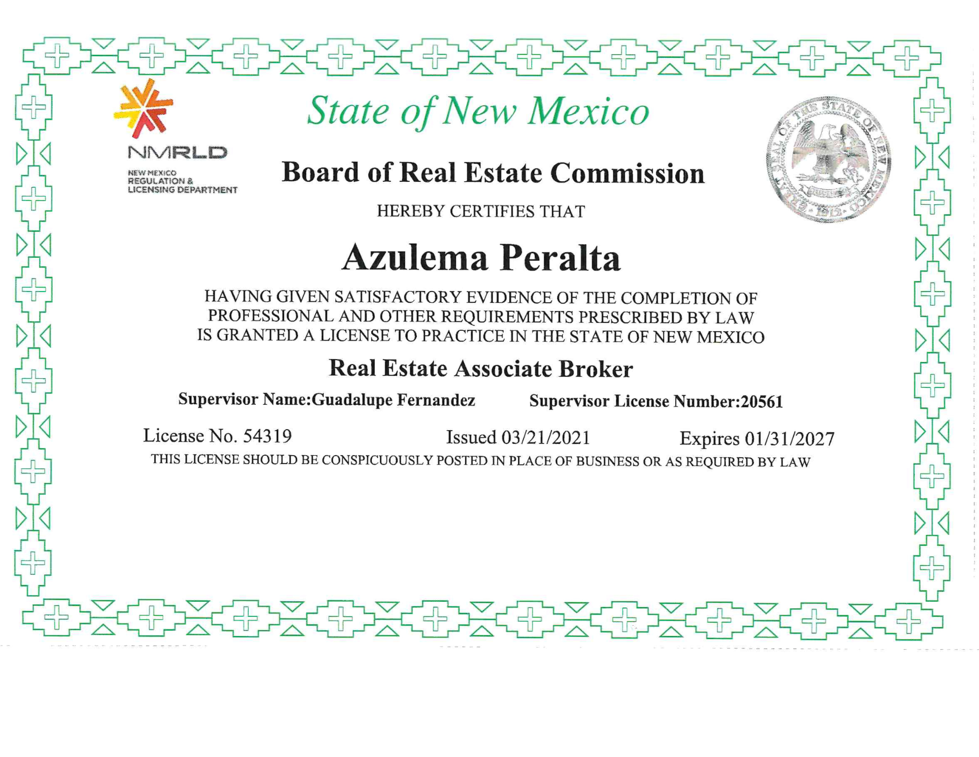 Azulema Peralta  License .png