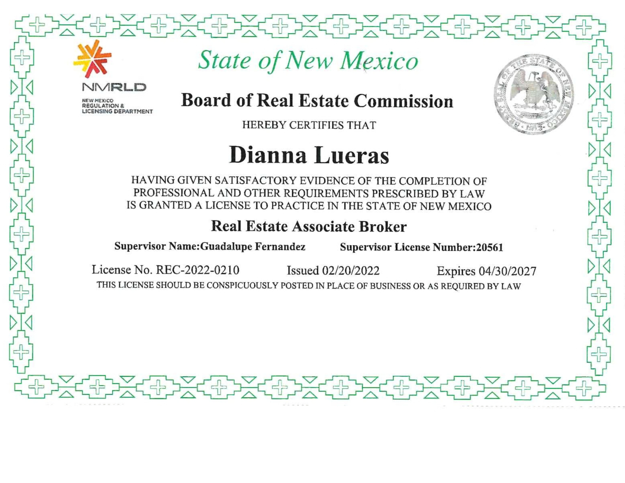 Dianna Lueras License .png