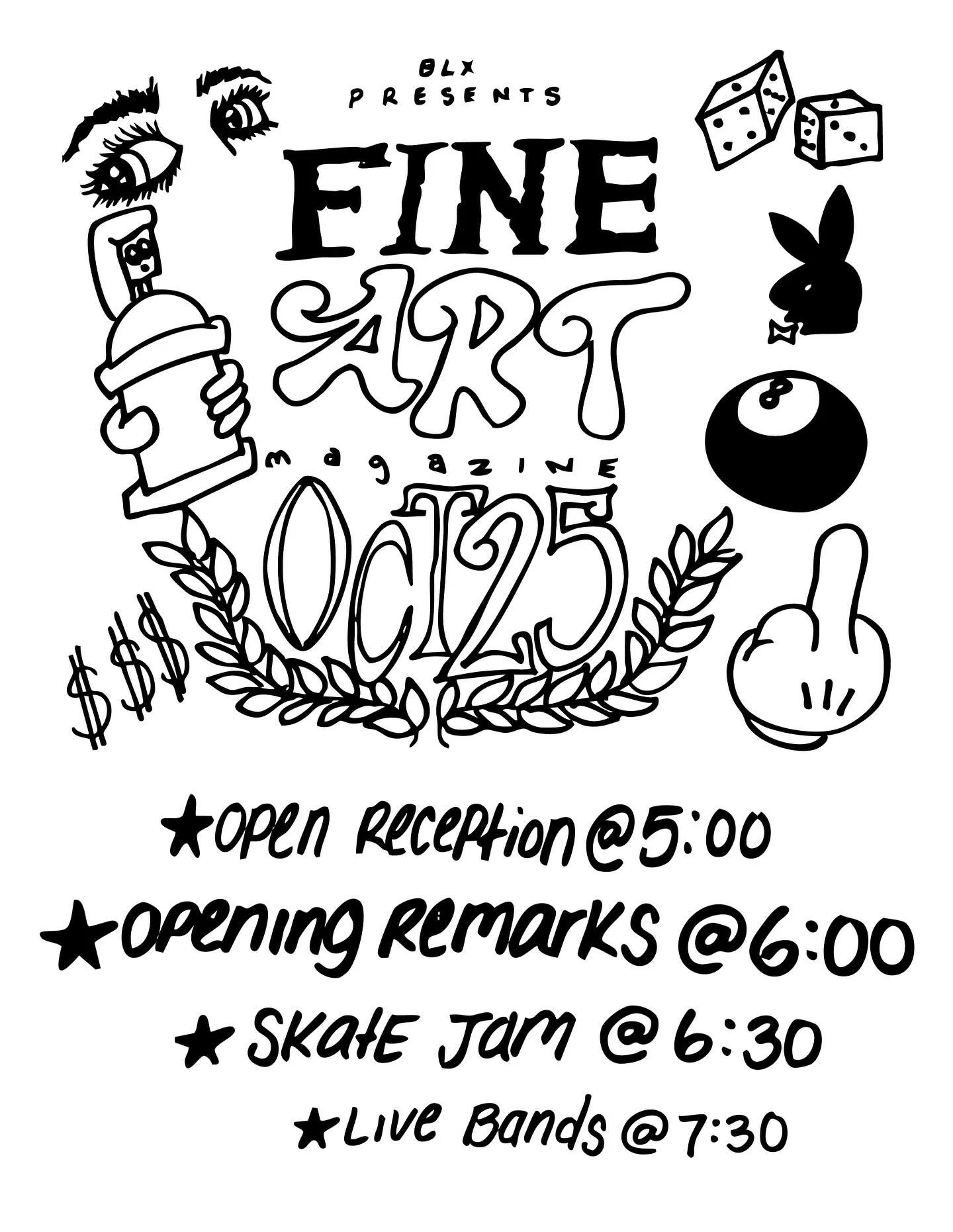 Fine Art Magazine release party !

October 25th