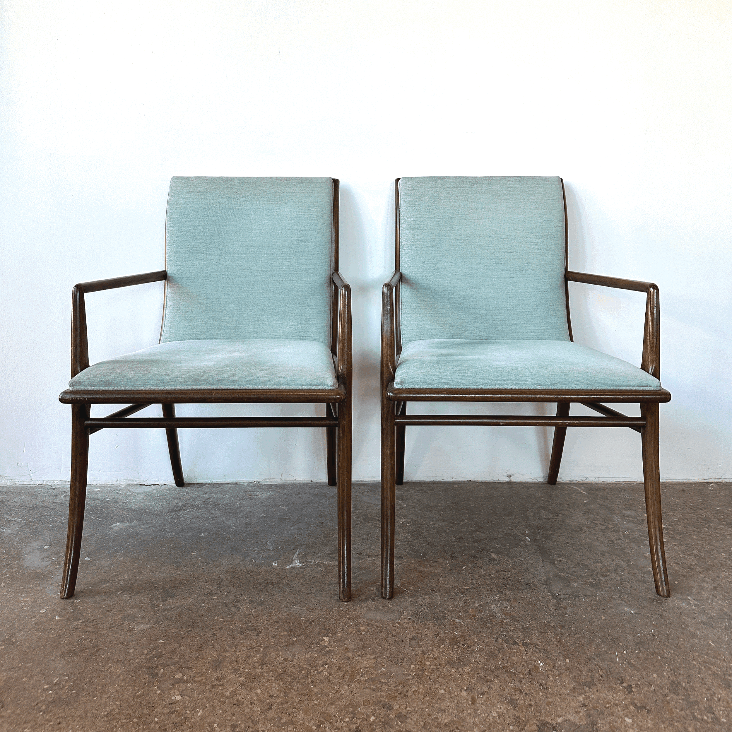 Set of Six Robsjohn Gibbons Dining Chairs