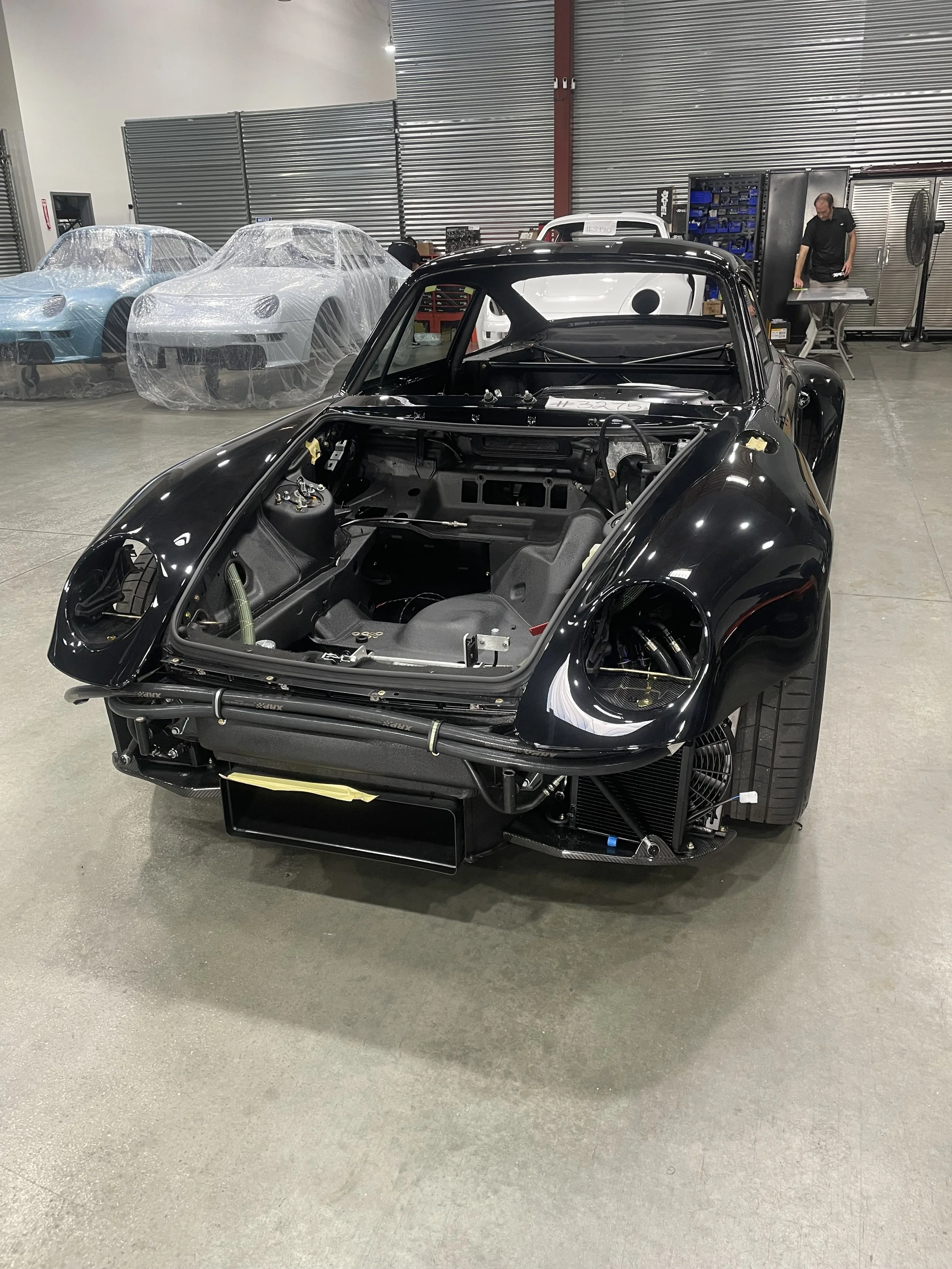 Turbo Florio 5 — Front view of Gunther Werks Turbo (Tornado) body without hood. — #TurboFlorio5