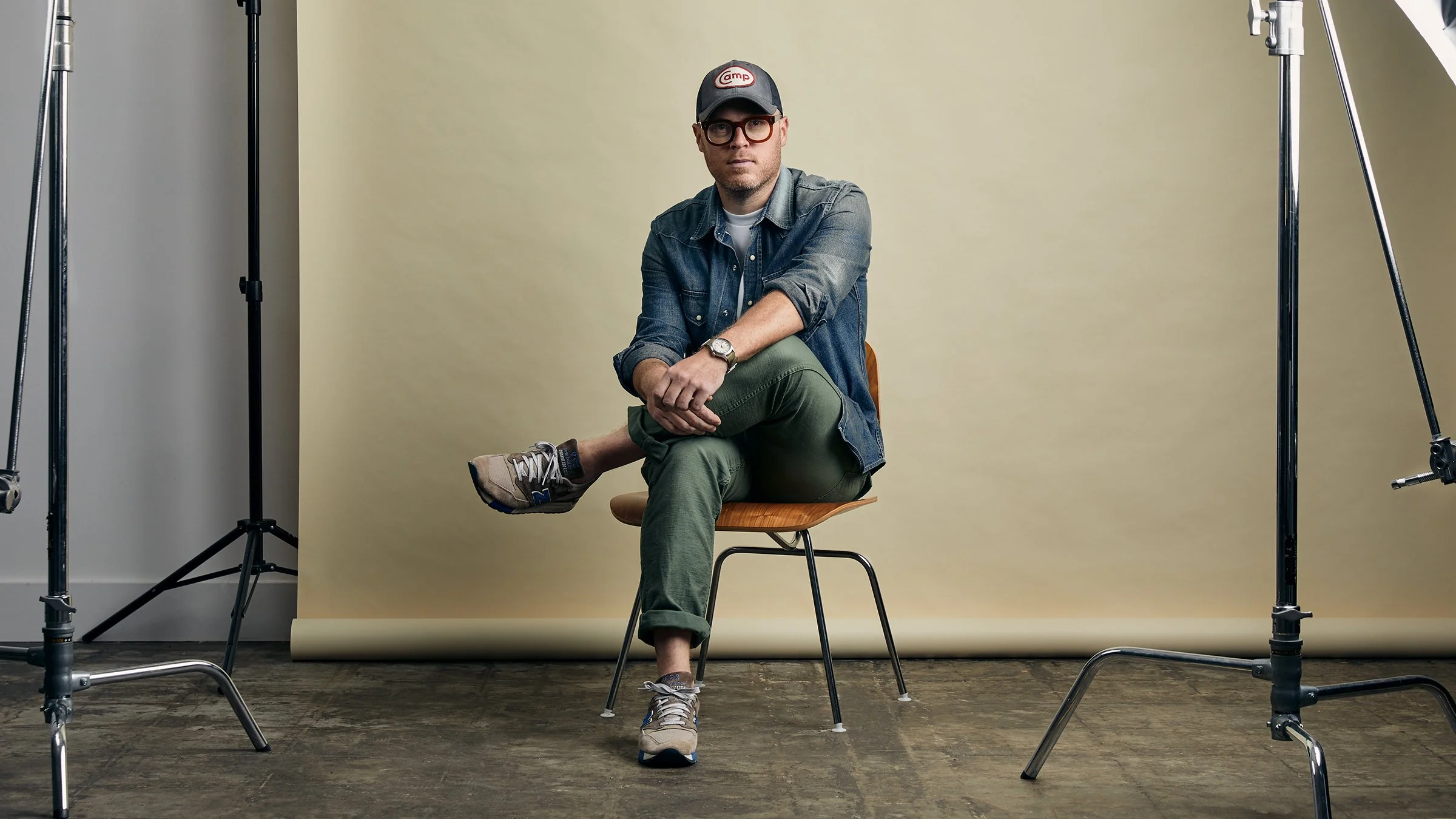 Portrait of Charleston and Bozeman graphic designer Jay Fletcher.